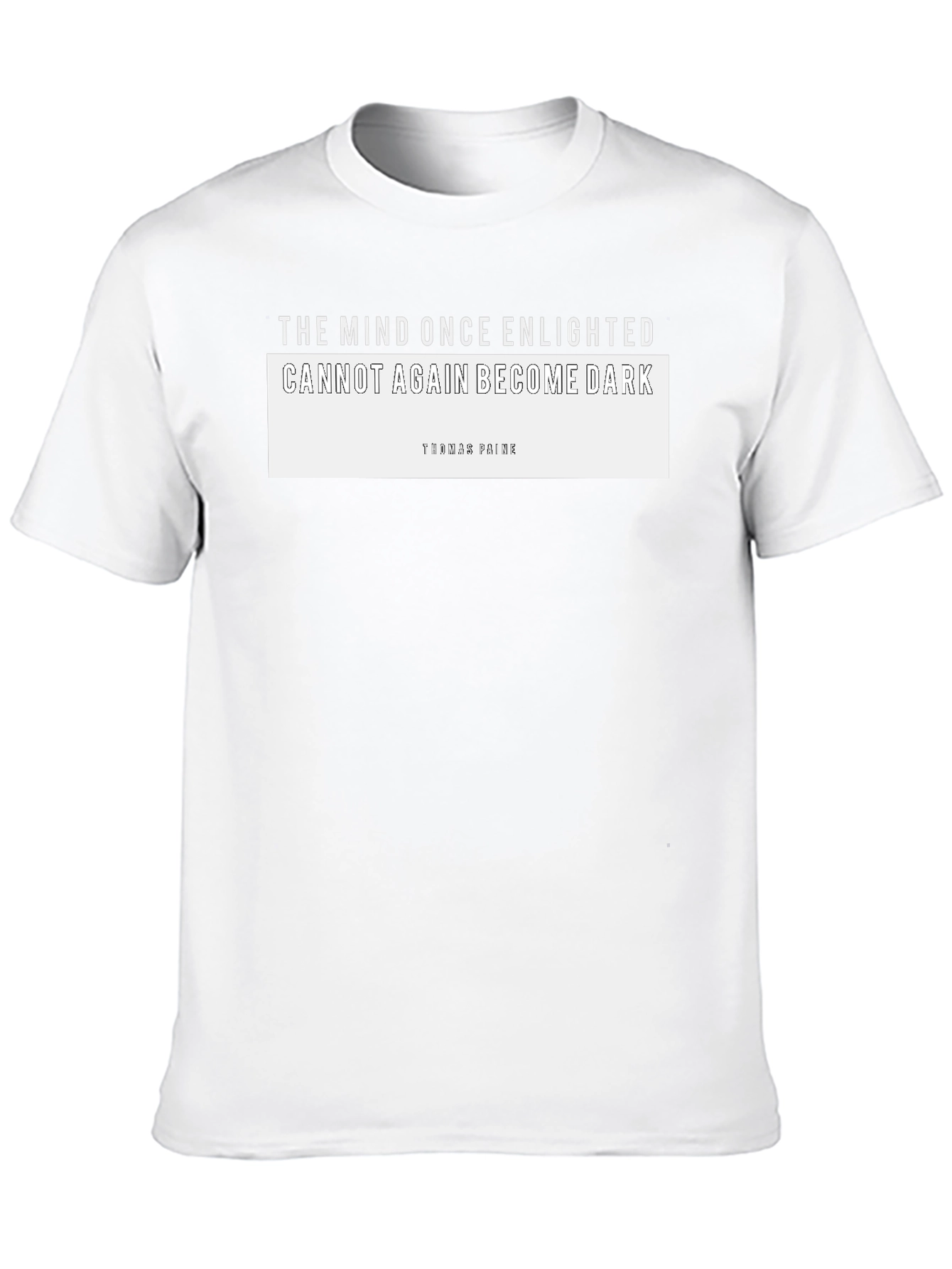 Enlightened Mind Graphic Tee - Thomas Paine Quote