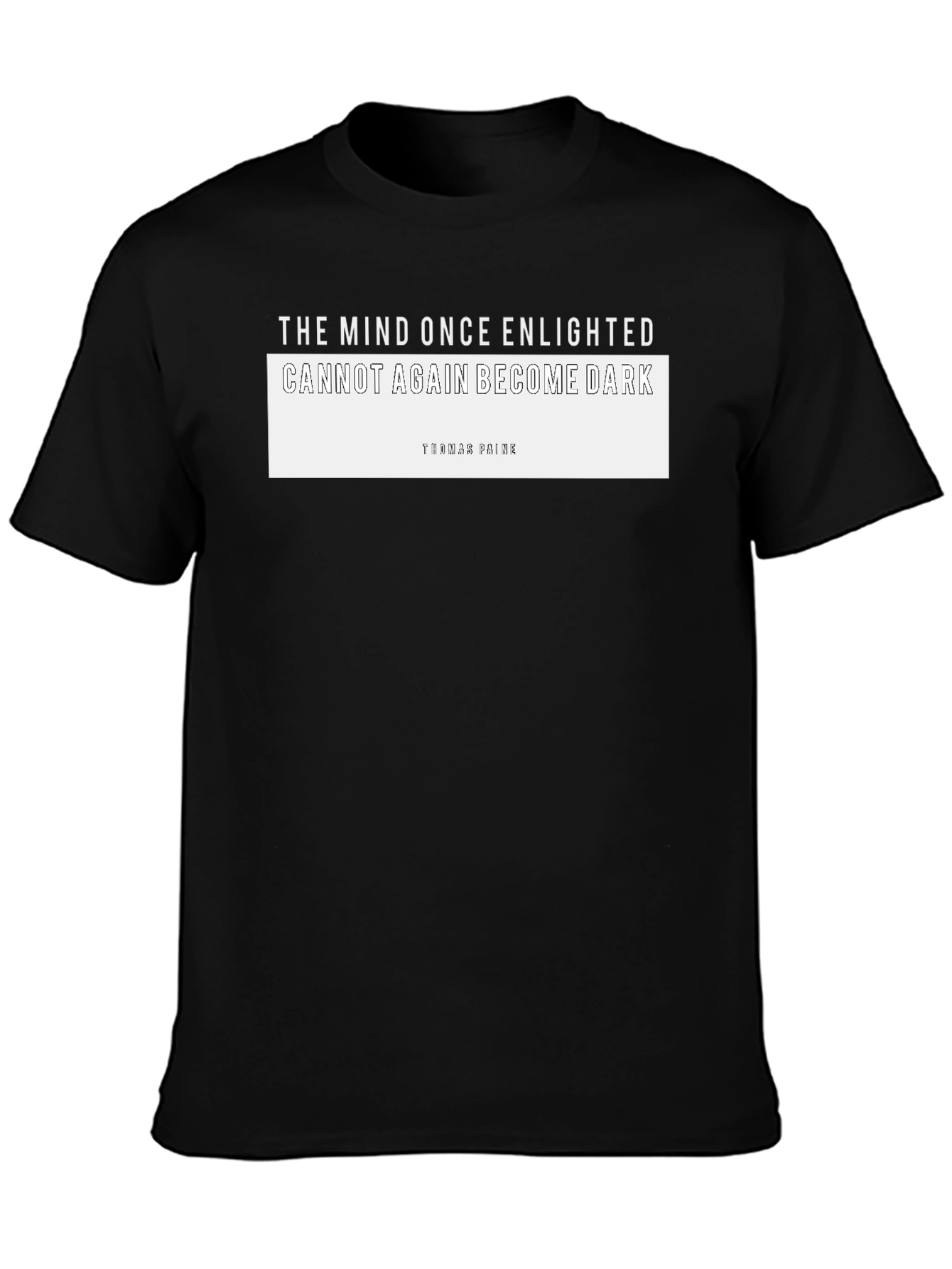 Enlightened Mind Graphic Tee - Thomas Paine Quote