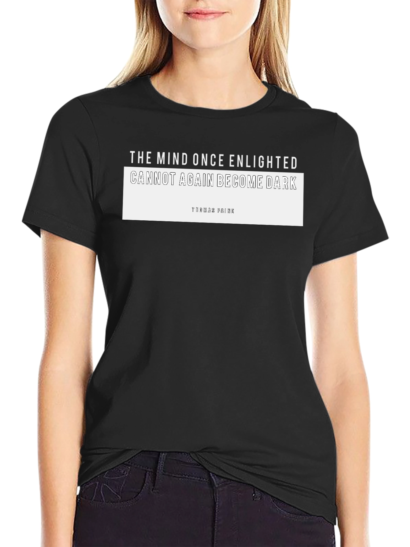 Enlightened Mind Graphic Tee - Thomas Paine Quote