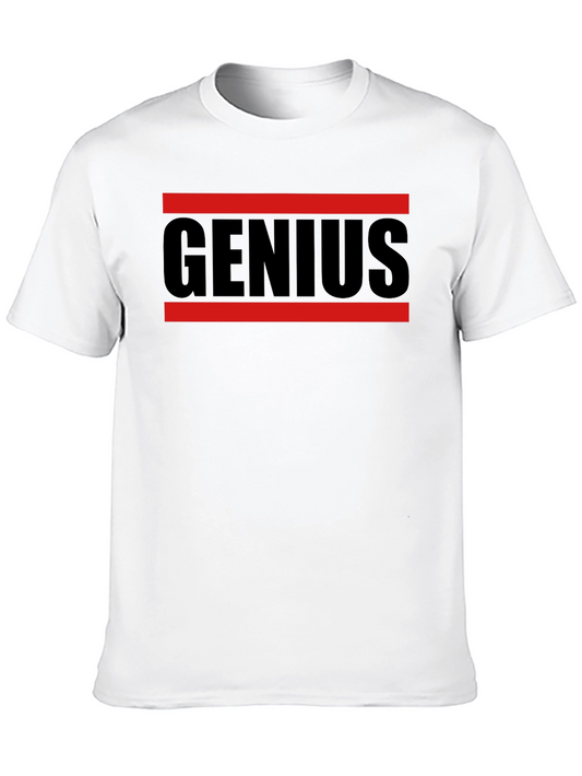 Genius Graphic Tee - Bold Black T-Shirt