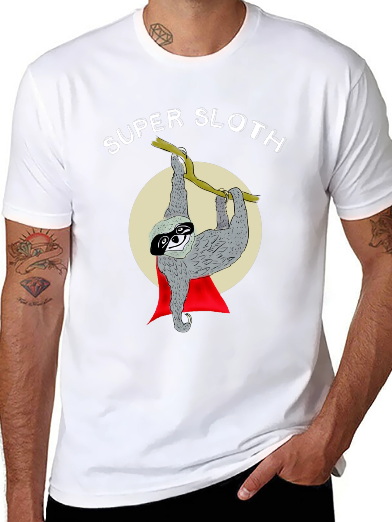 Super Sloth Graphic T-Shirt - Fun & Unique Design