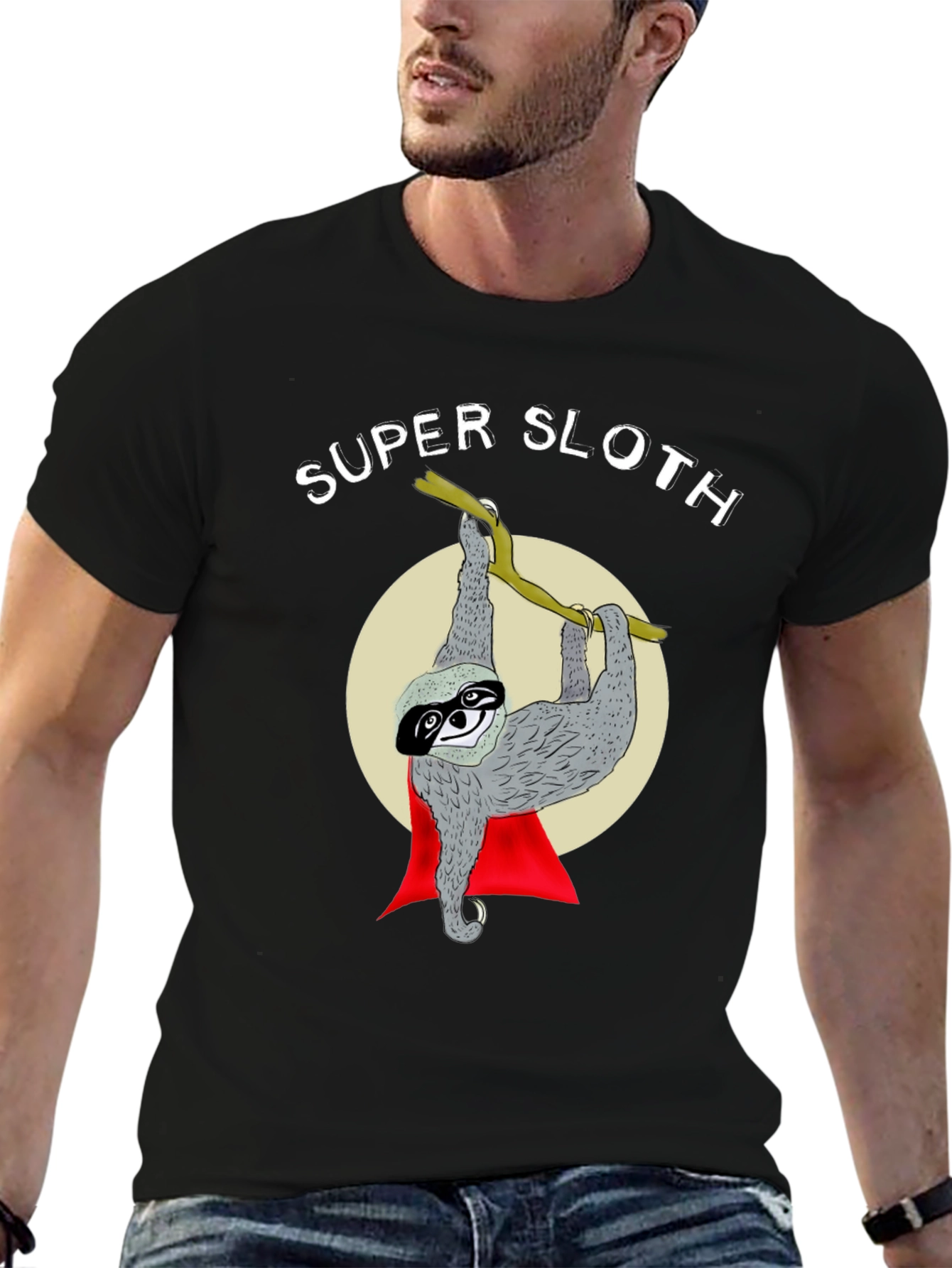 Super Sloth Graphic T-Shirt - Fun & Unique Design