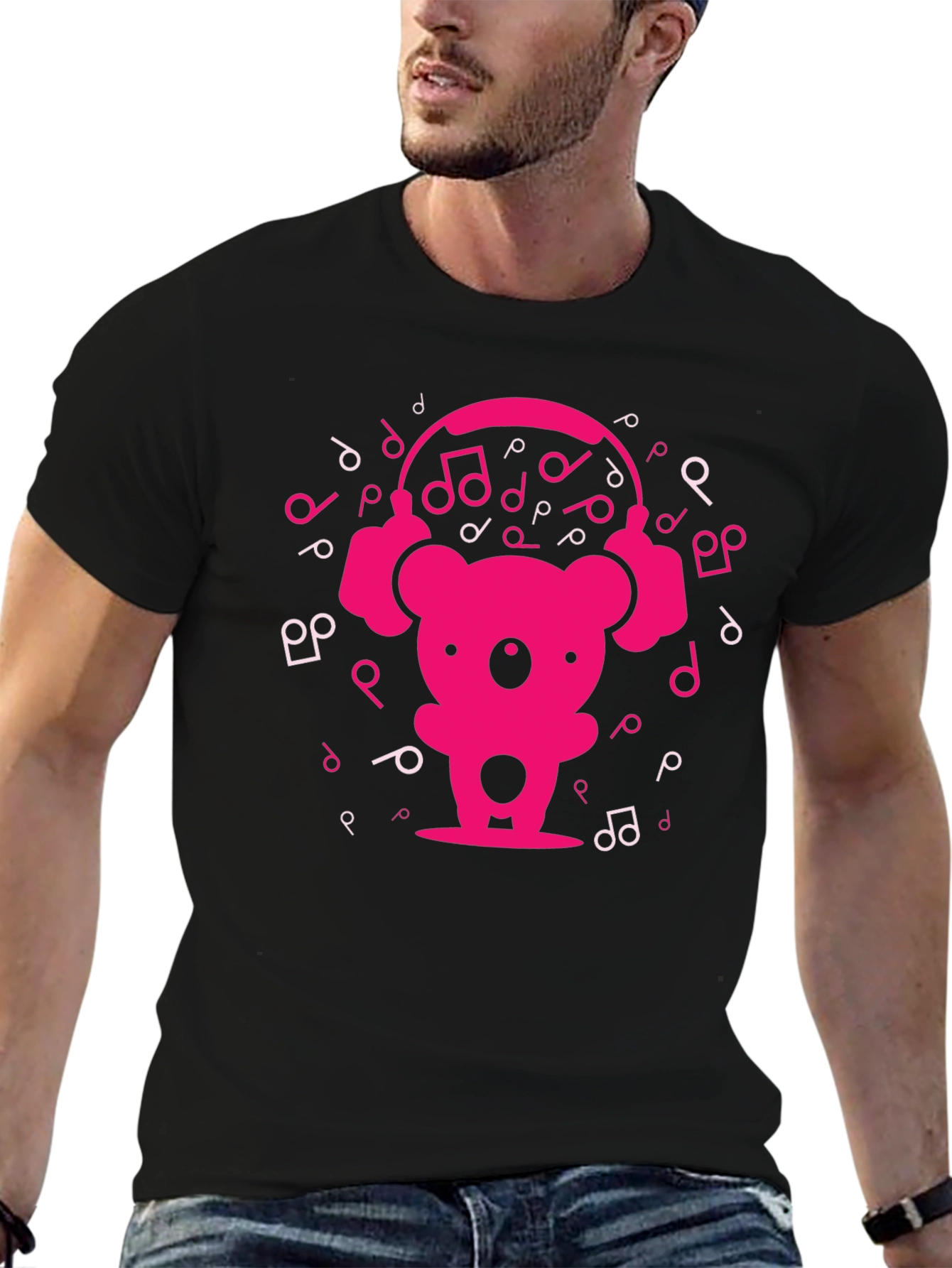 Koala DJ Graphic Tee - Trendy Music Lover Shirt