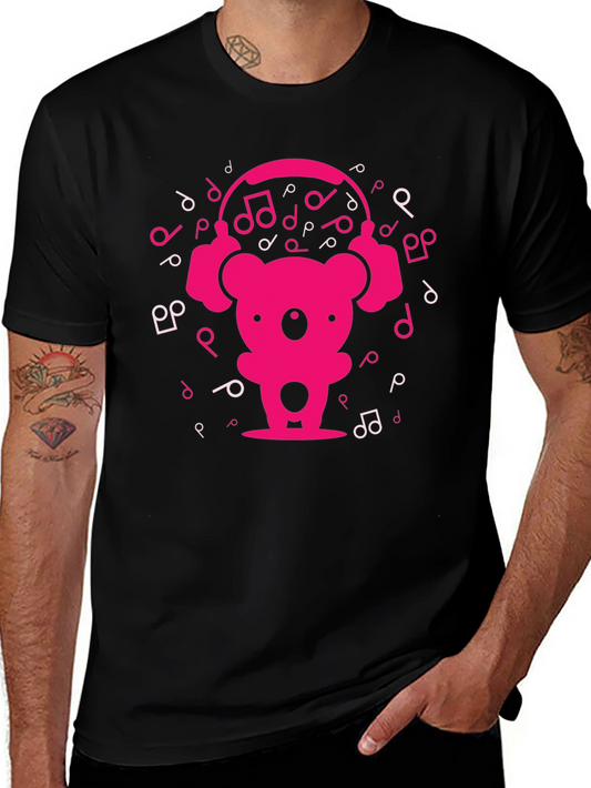 Koala DJ Graphic Tee - Trendy Music Lover Shirt