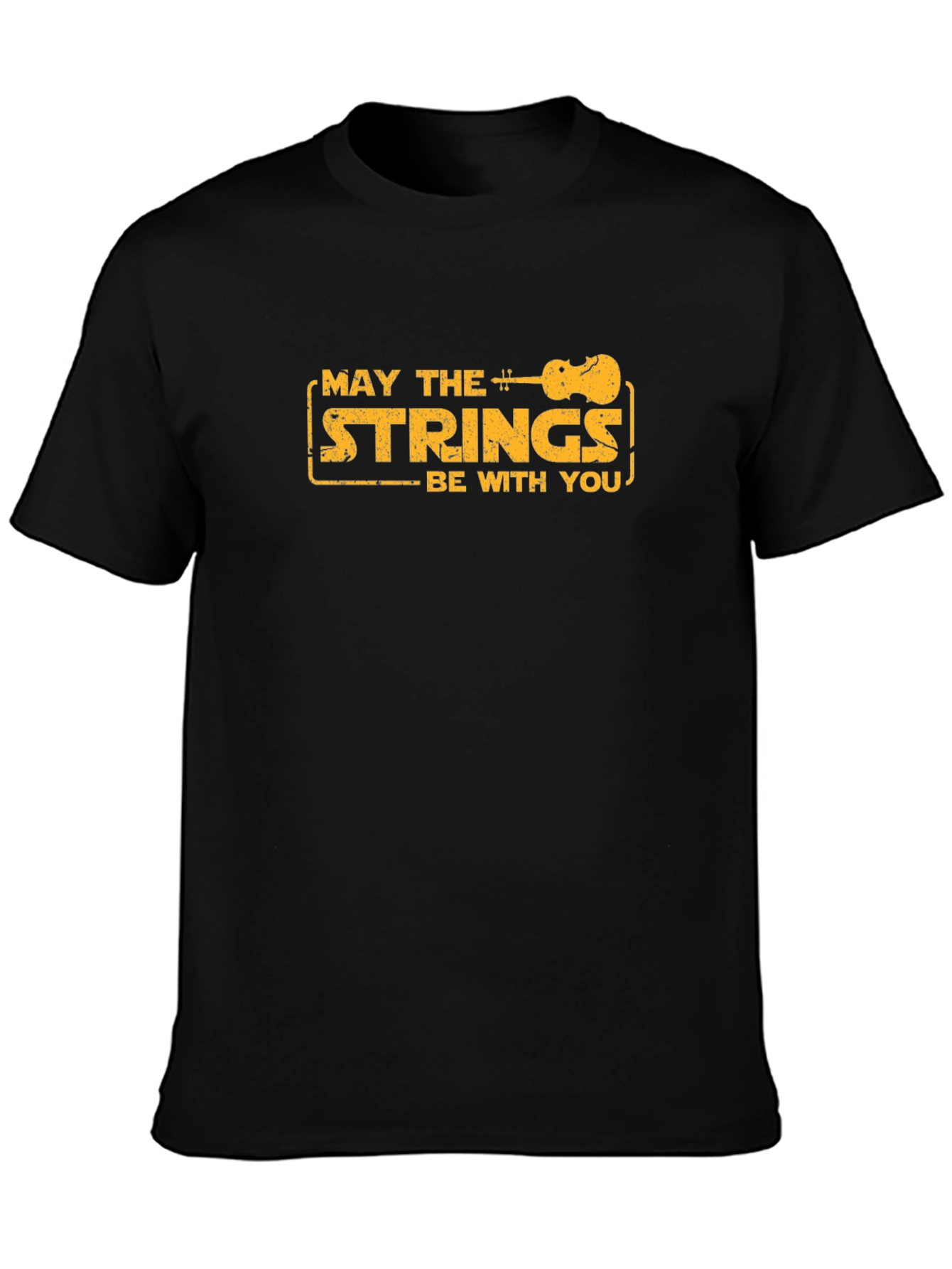 May the Strings Be With You Graphic T-Shirt