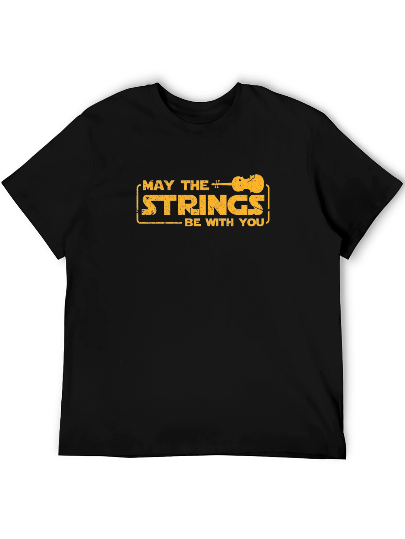 May the Strings Be With You Graphic T-Shirt