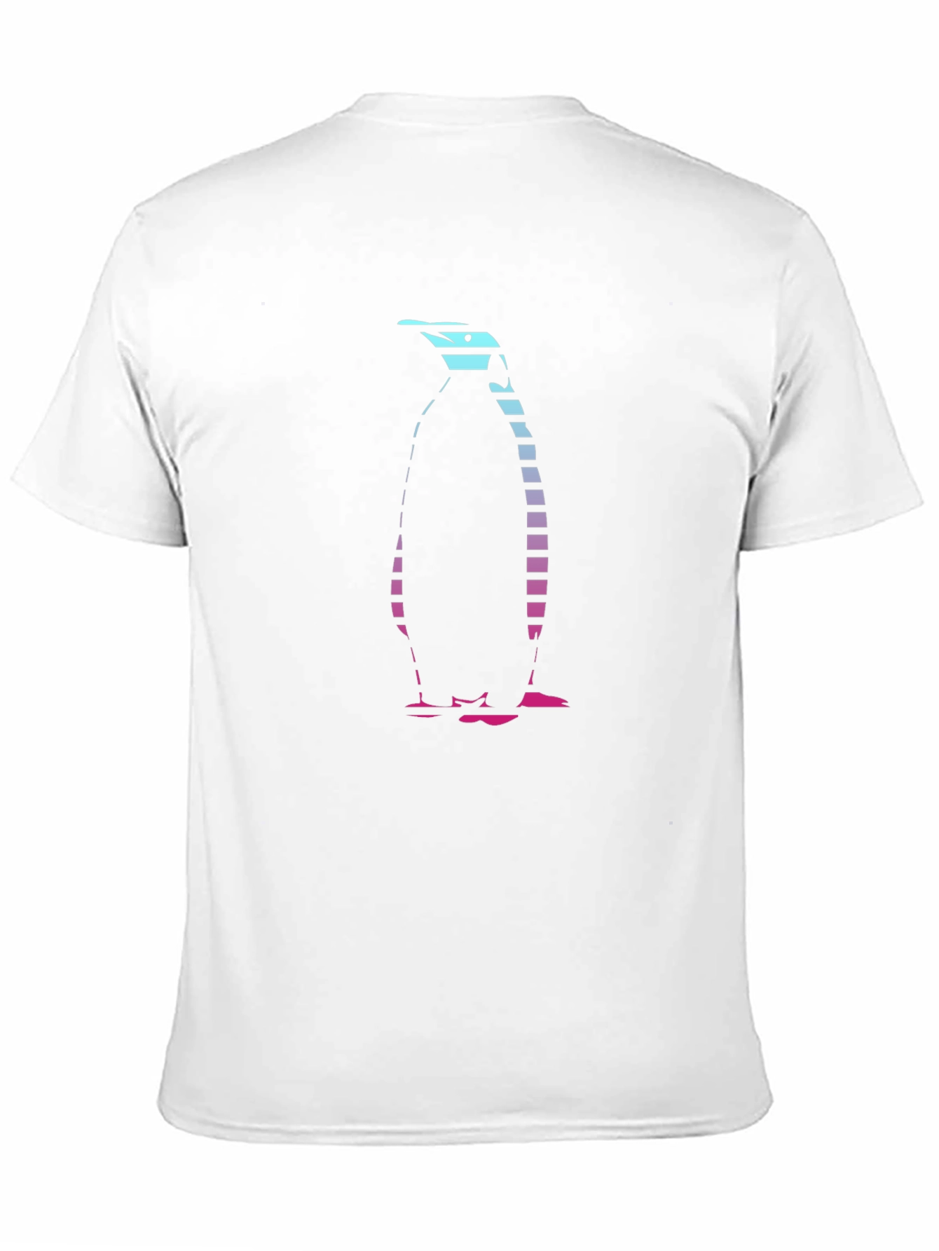 Cool Penguin Graphic Tee - Black