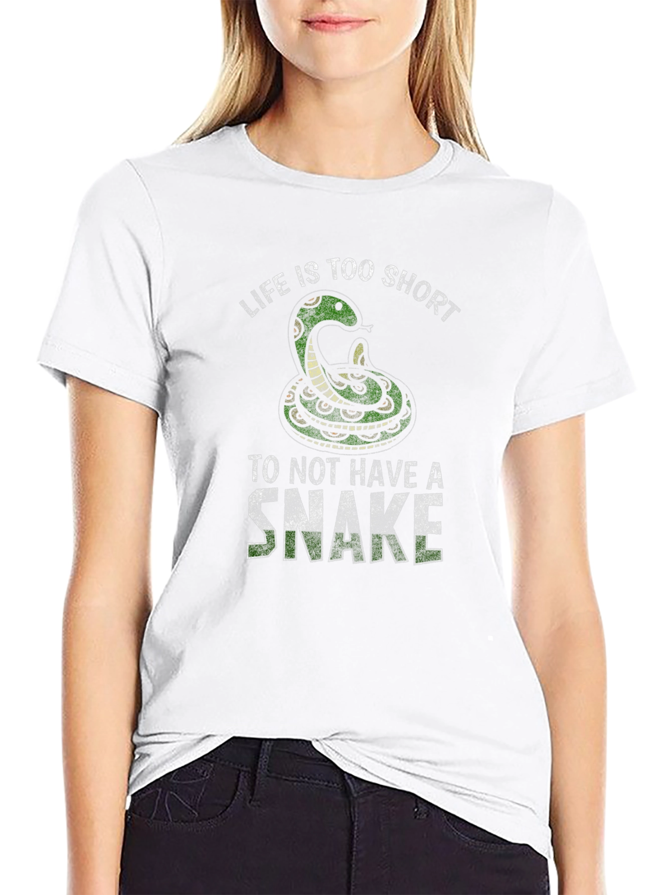 Life is Too Short Snake Graphic Tee