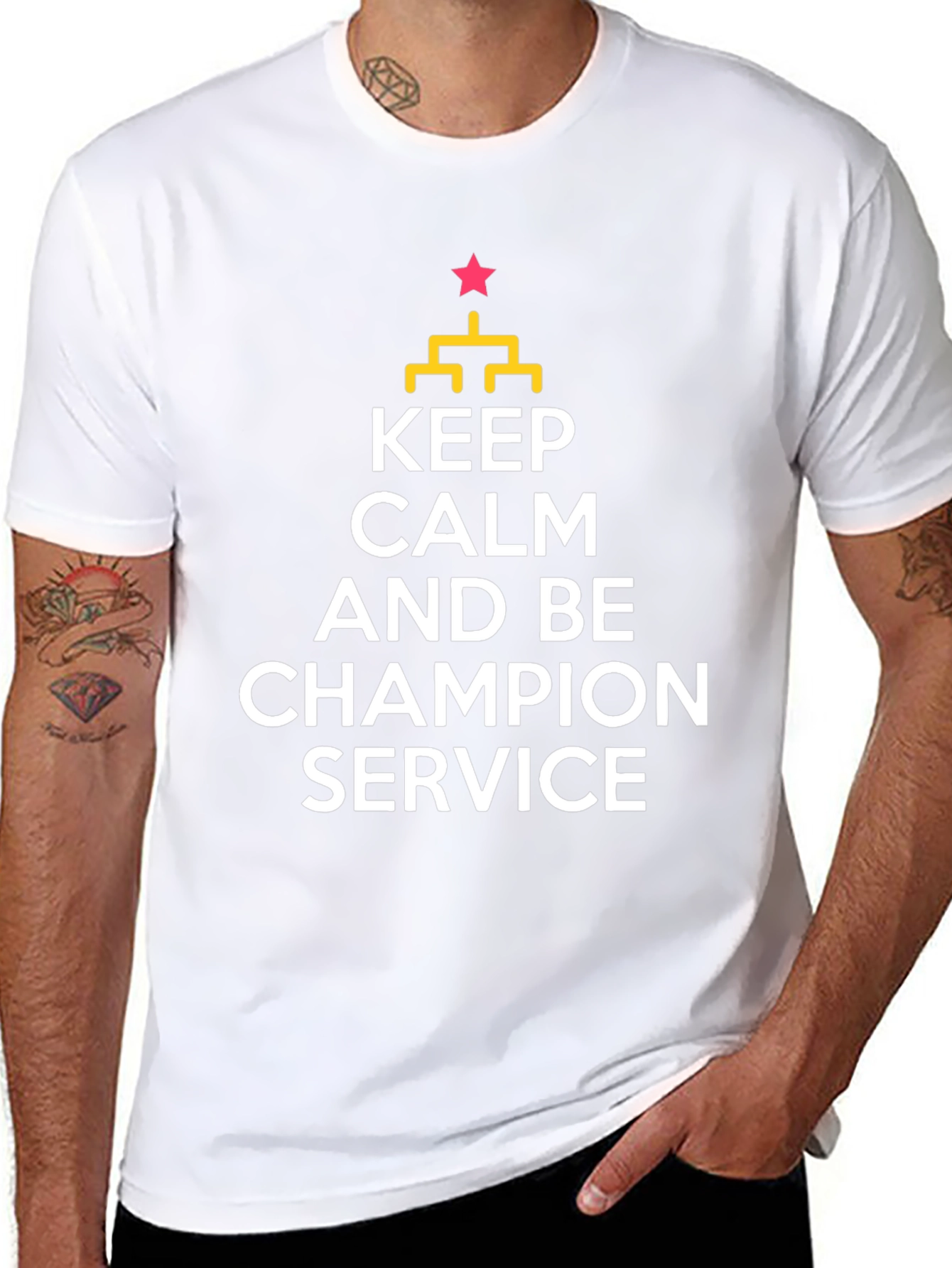 Keep Calm Champion Service T-Shirt