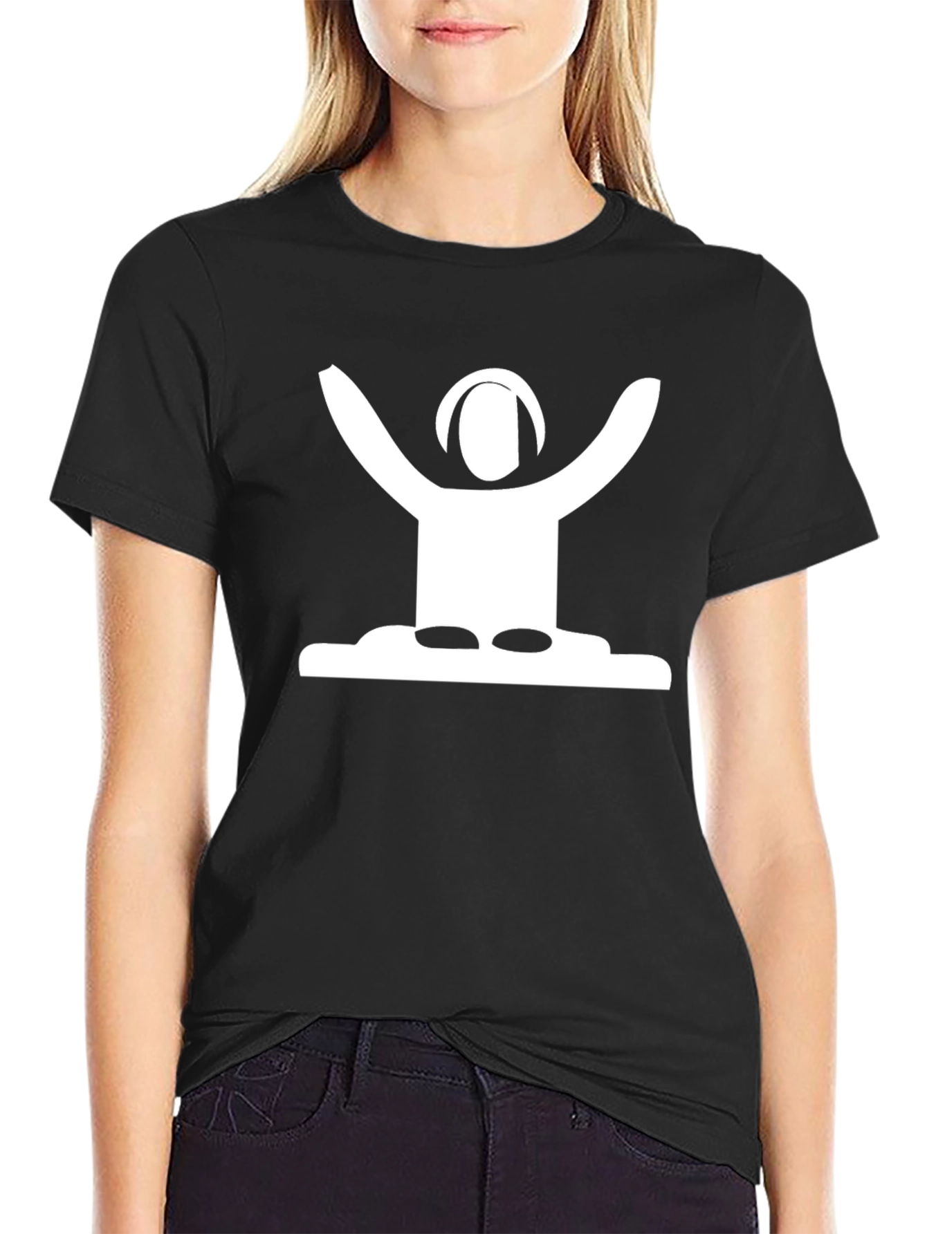 DJ Graphic Tee - Black Cotton Music Lover Shirt