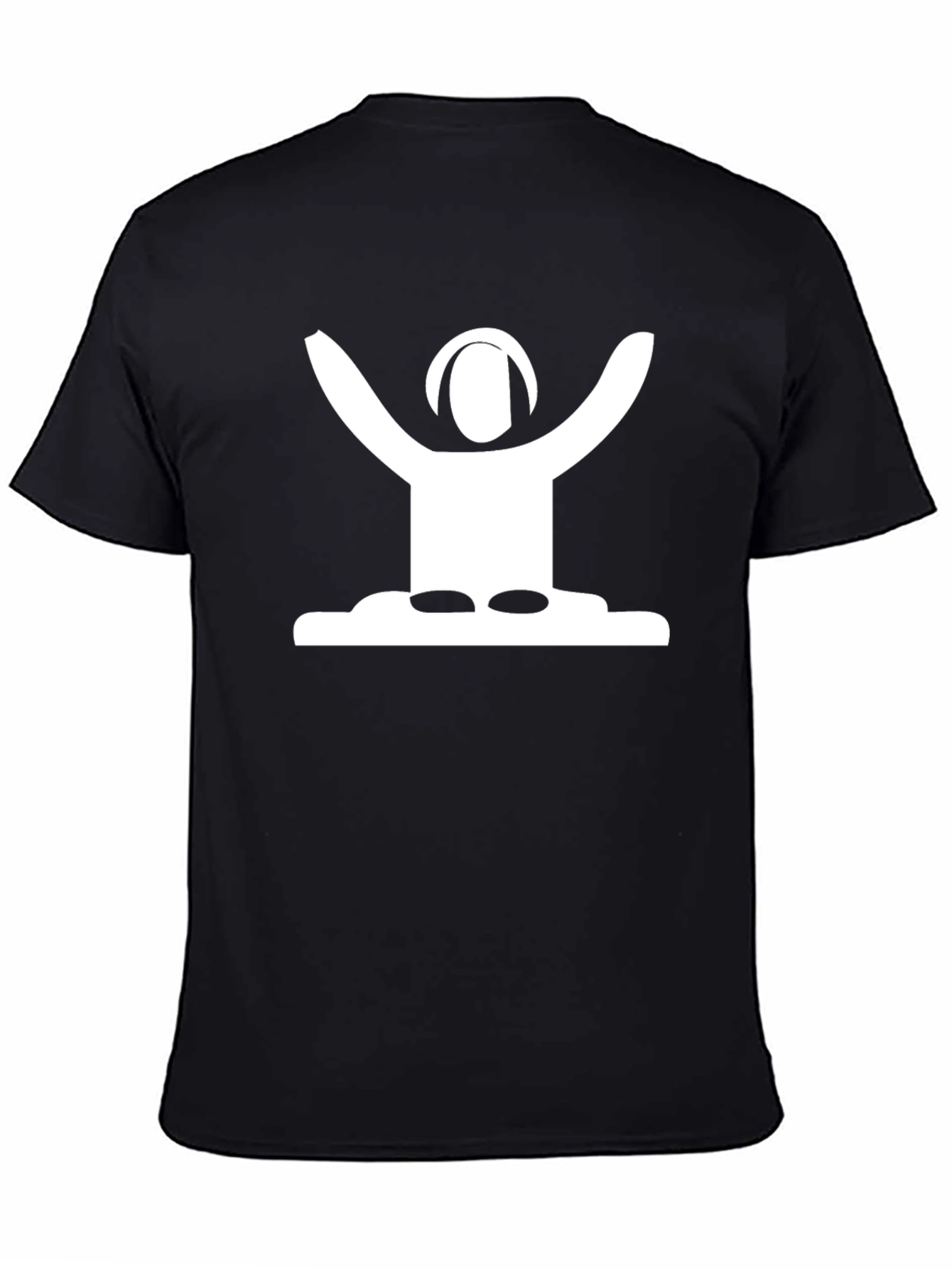 DJ Graphic Tee - Black Cotton Music Lover Shirt