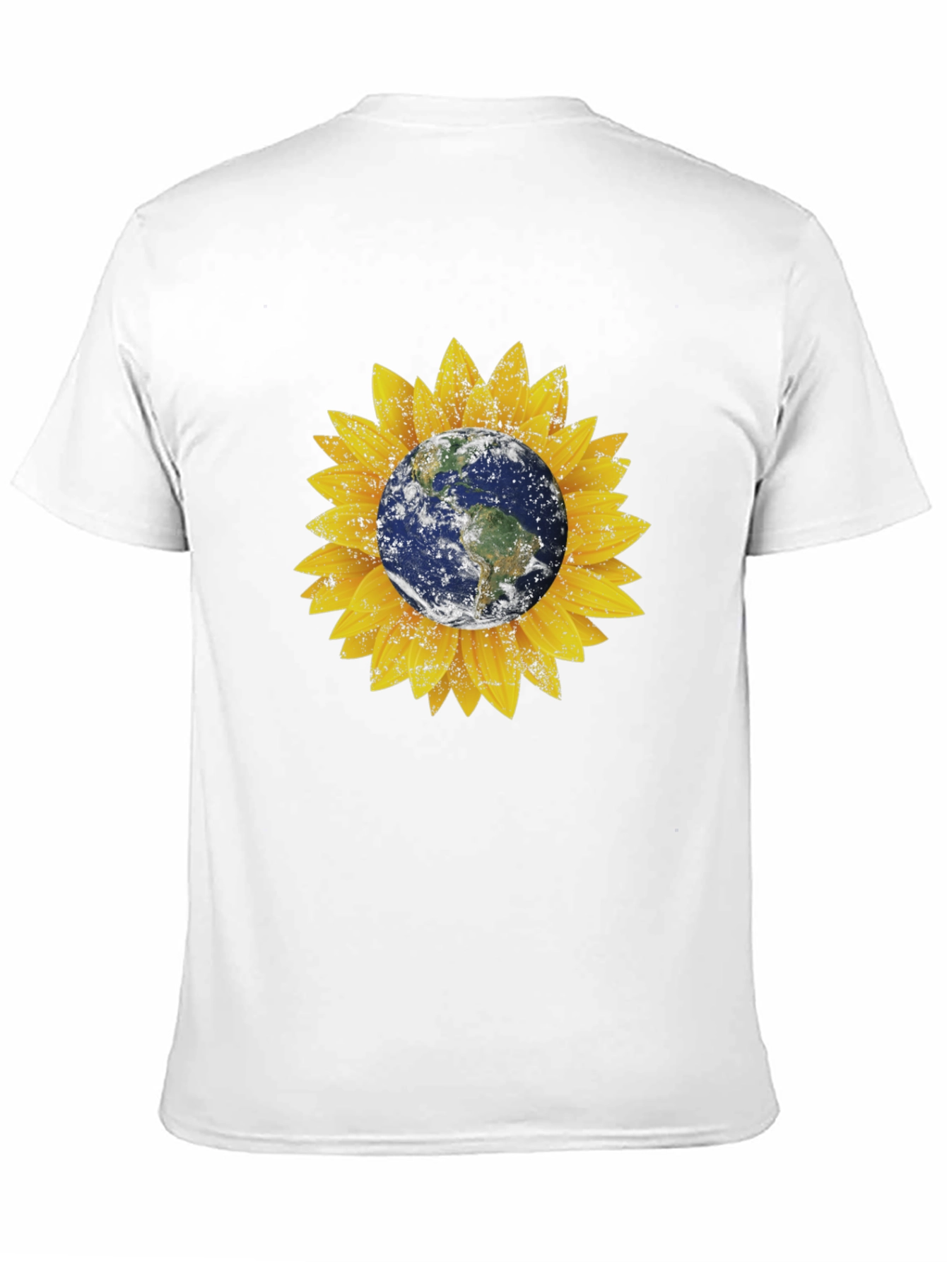 Earth Sunflower Graphic Tee - Black