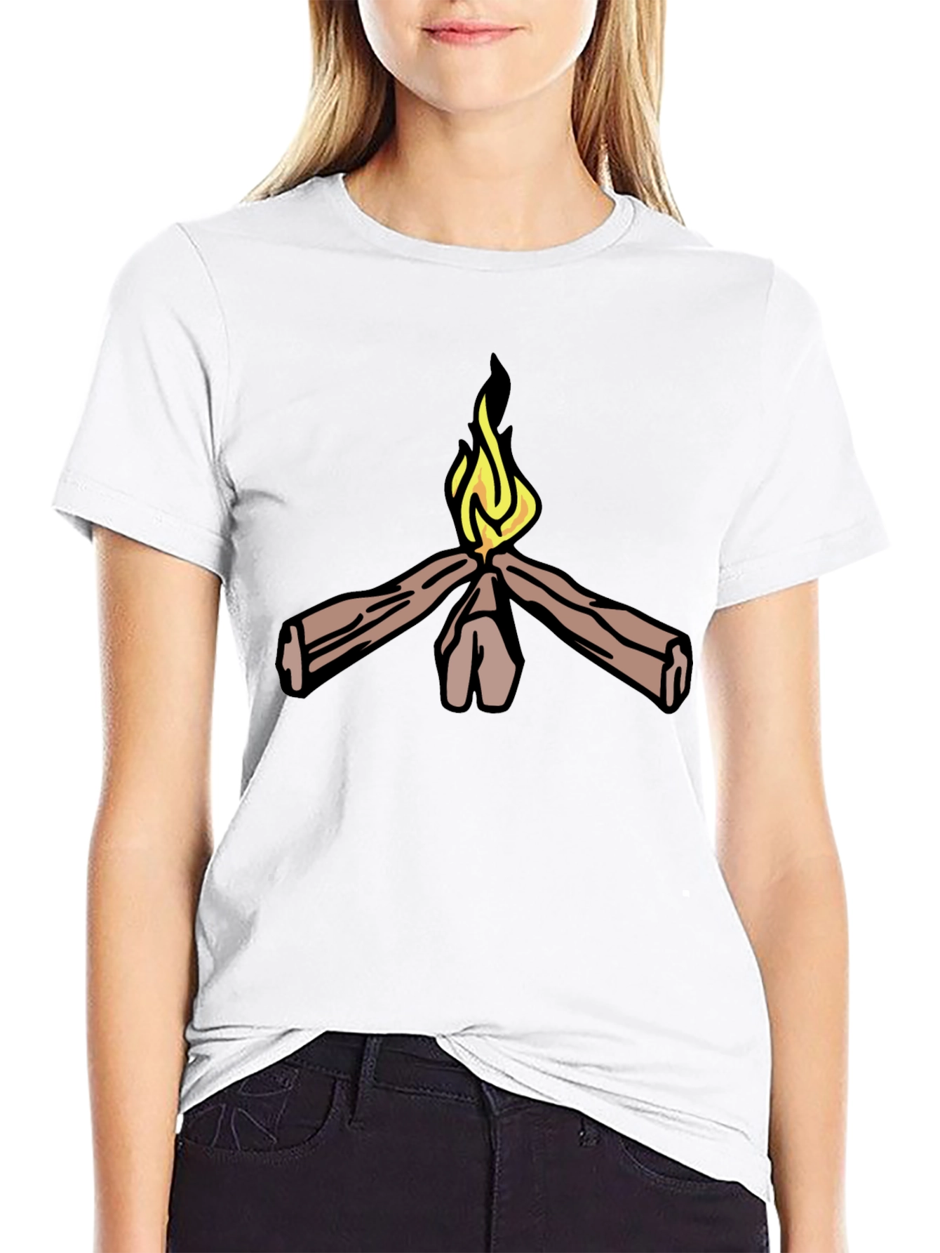 Campfire Graphic Tee - Cozy Vibes