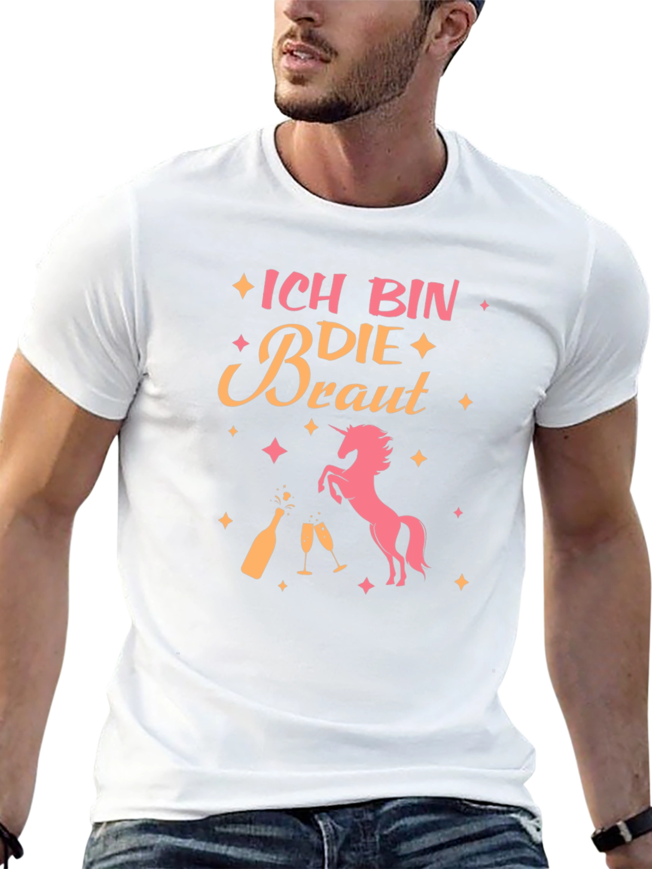 Bride Unicorn T-Shirt Wedding Party Tee