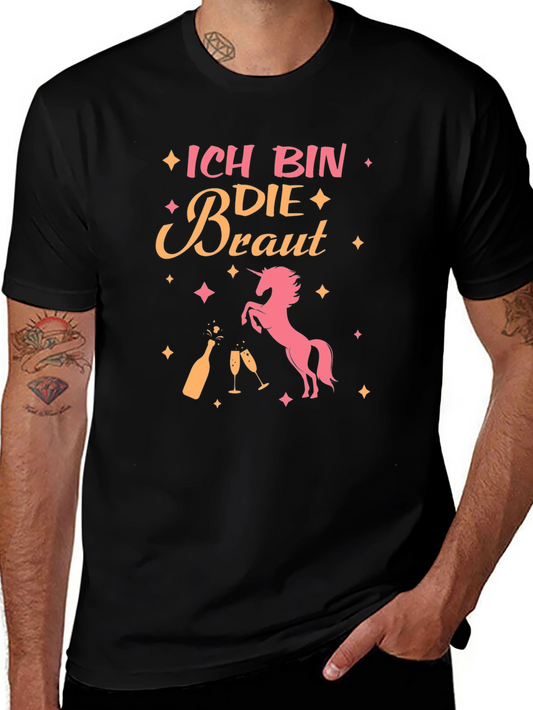Bride Unicorn T-Shirt Wedding Party Tee