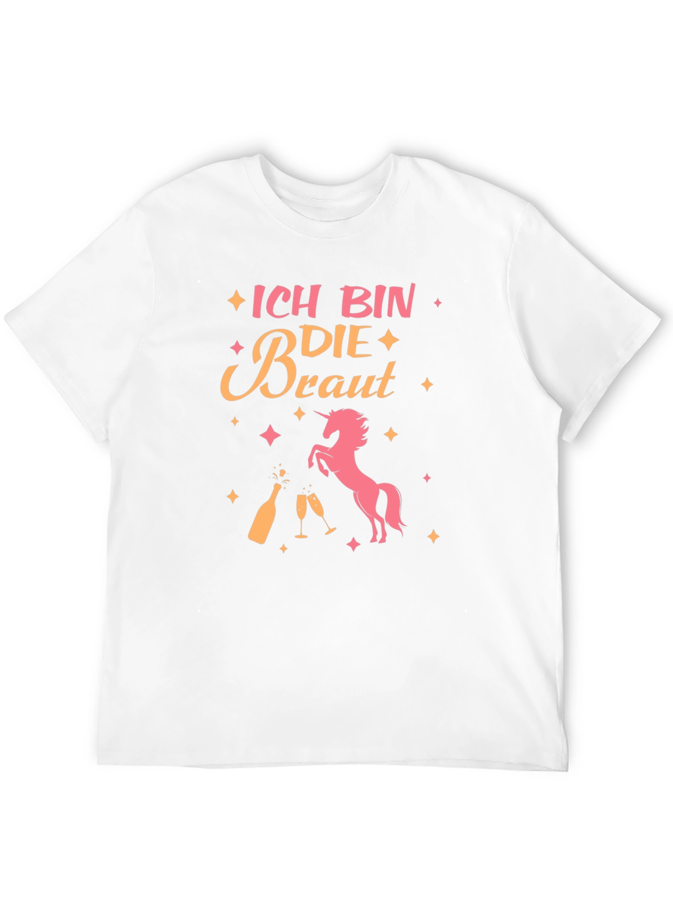 Bride Unicorn T-Shirt Wedding Party Tee