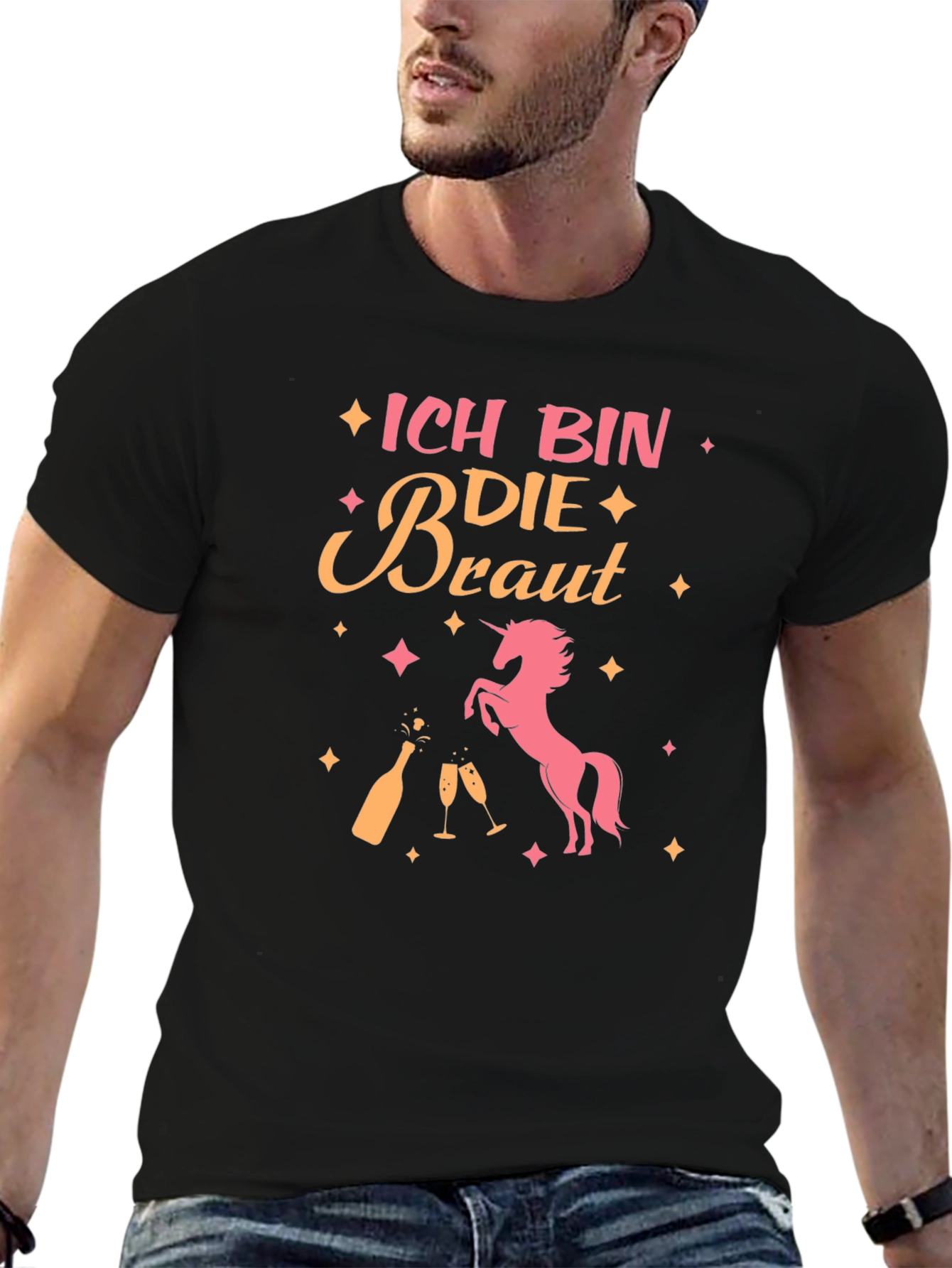 Bride Unicorn T-Shirt Wedding Party Tee