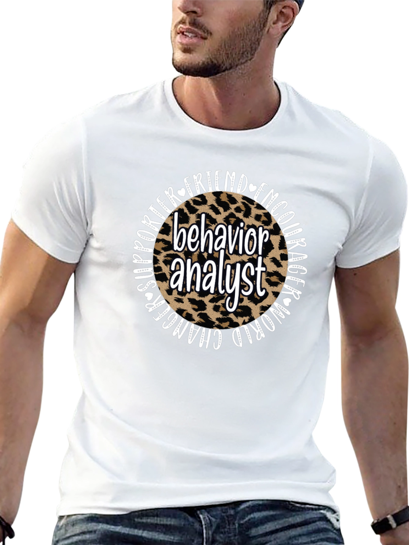 Behavior Analyst Leopard Print T-Shirt