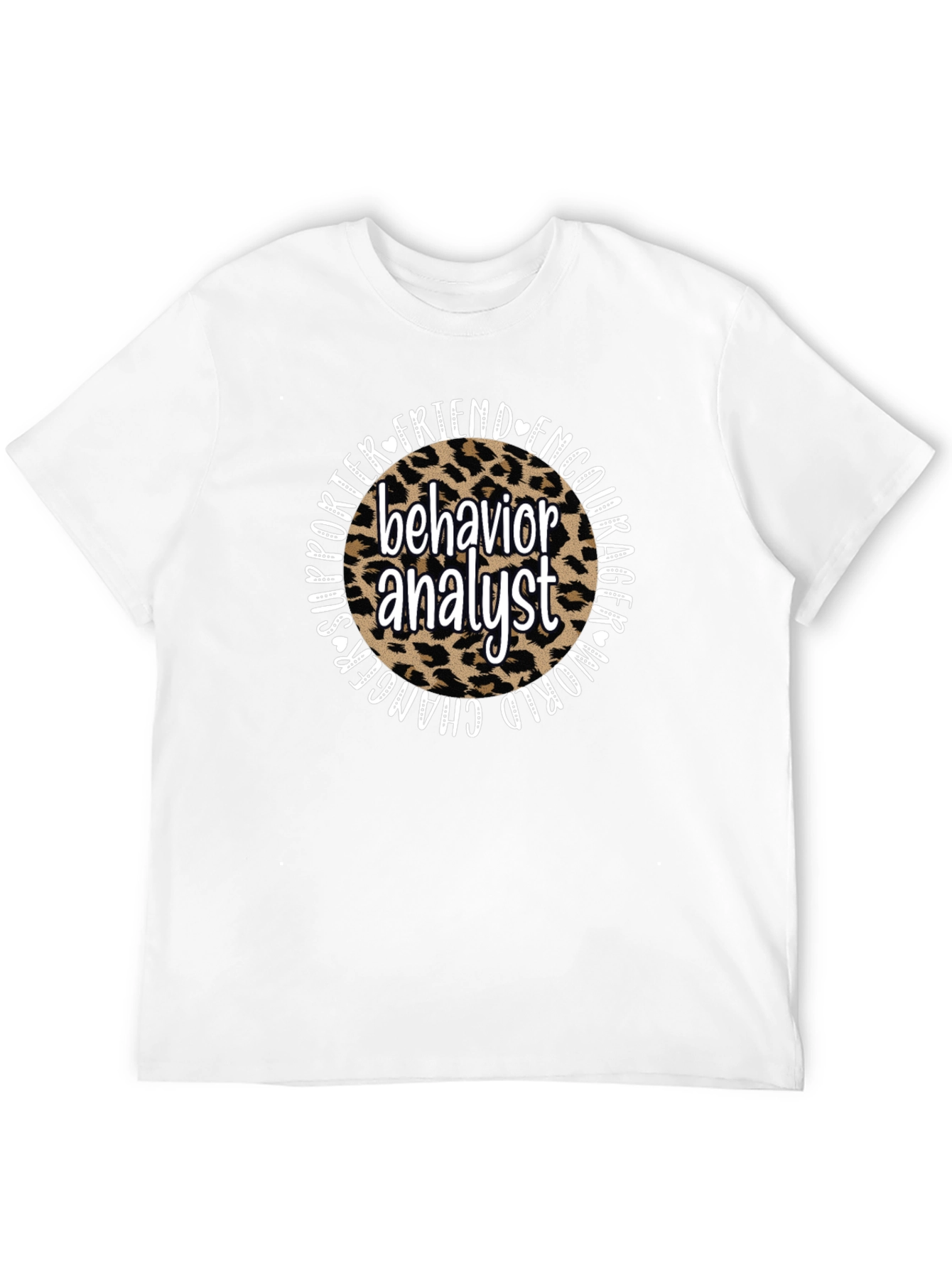 Behavior Analyst Leopard Print T-Shirt