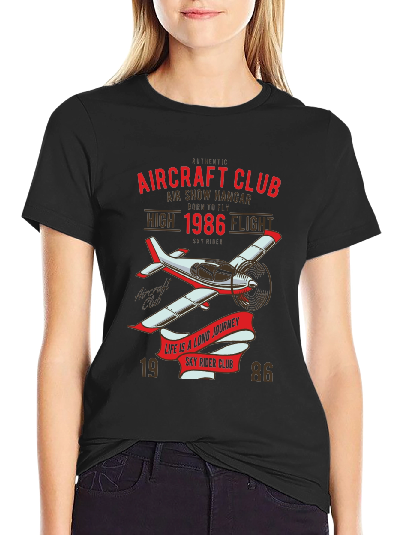 Aircraft Club T-Shirt - 1986 Flight