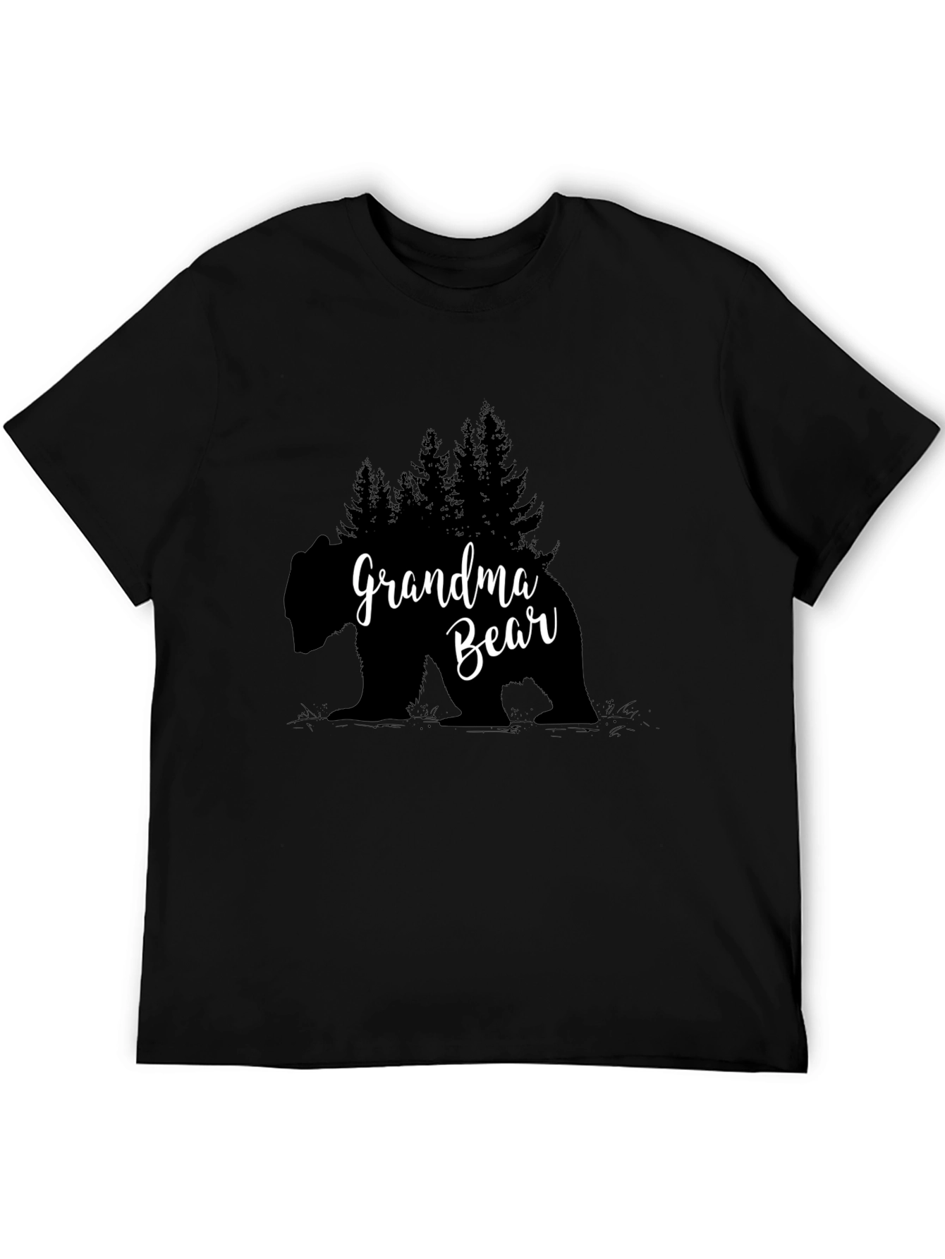 Grandma Bear T-Shirt - Black