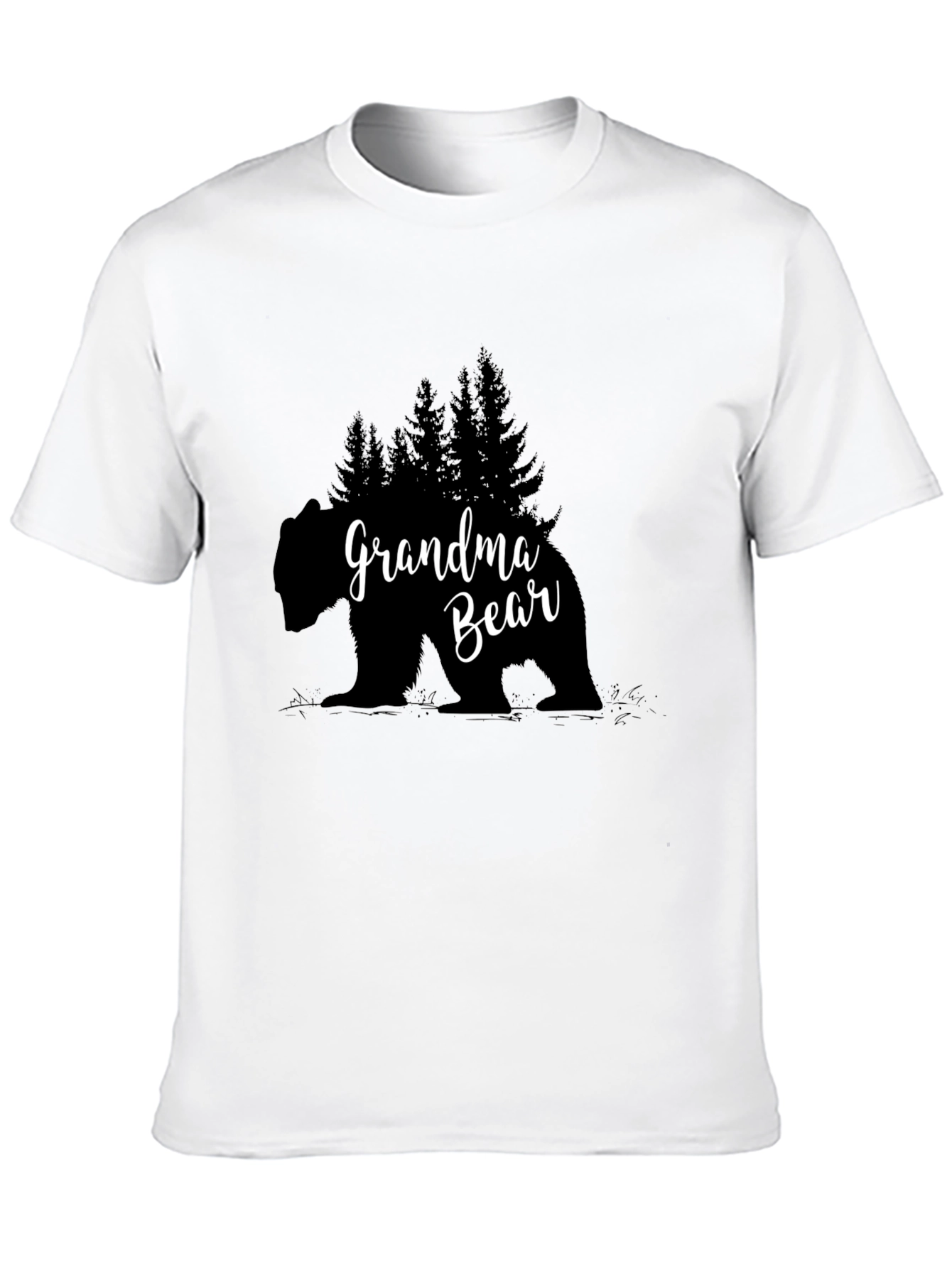 Grandma Bear T-Shirt - Black