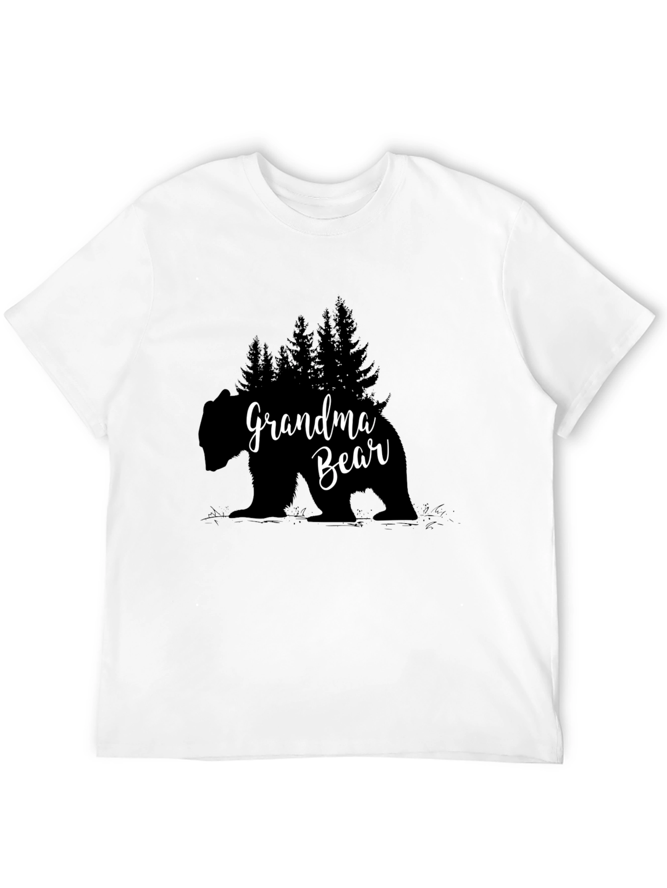 Grandma Bear T-Shirt - Black