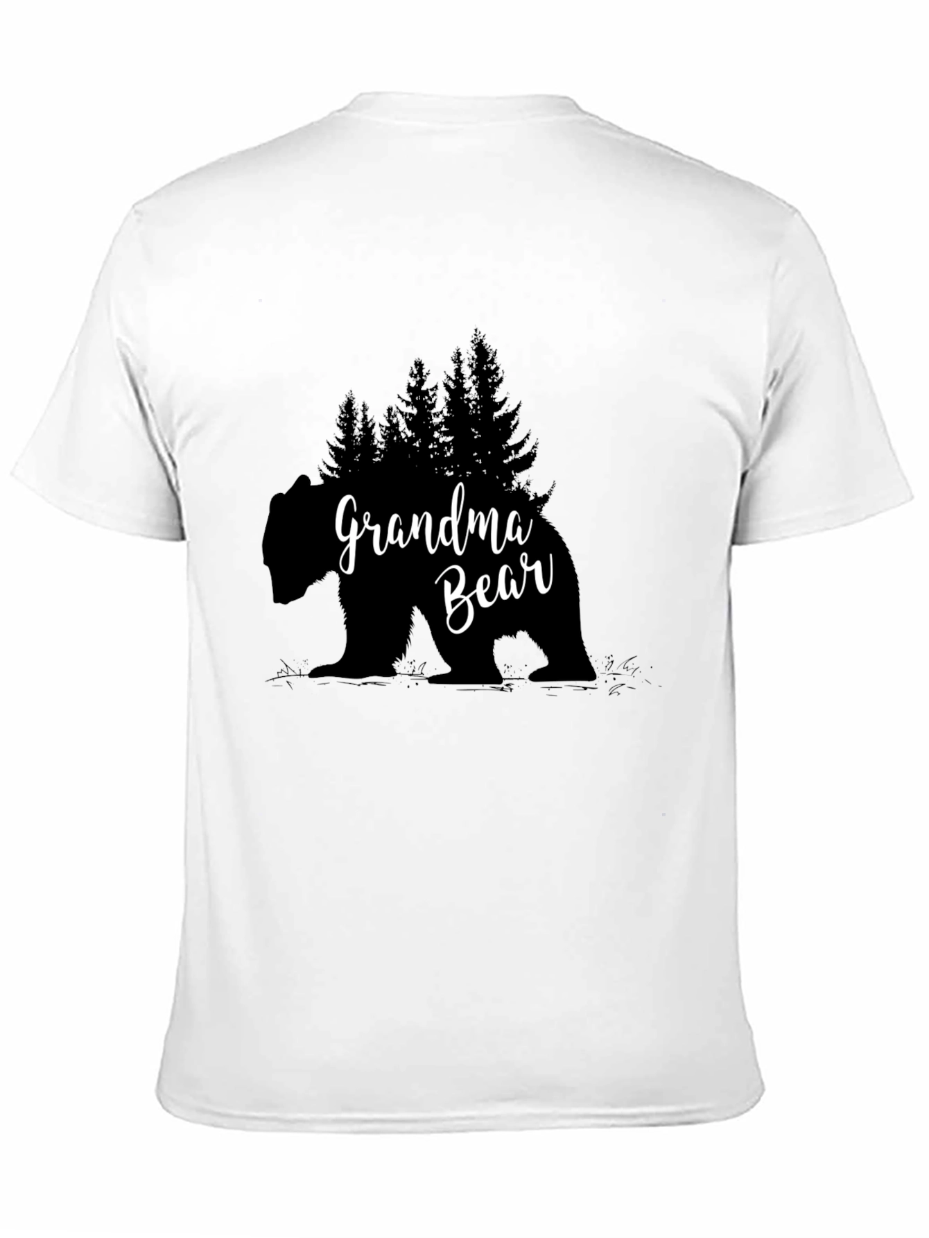 Grandma Bear T-Shirt - Black