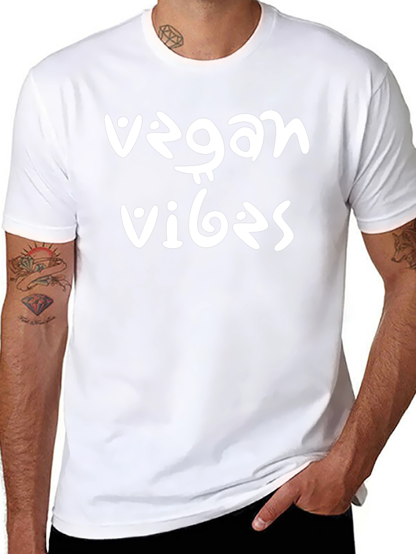 Vegan Vibes Graphic Tee - Stylish & Comfortable