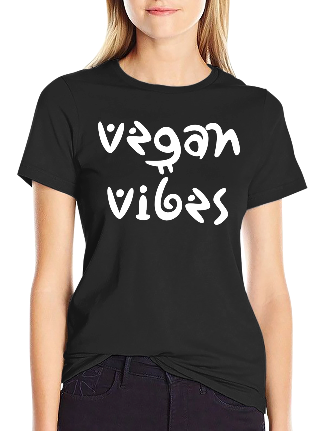 Vegan Vibes Graphic Tee - Stylish & Comfortable