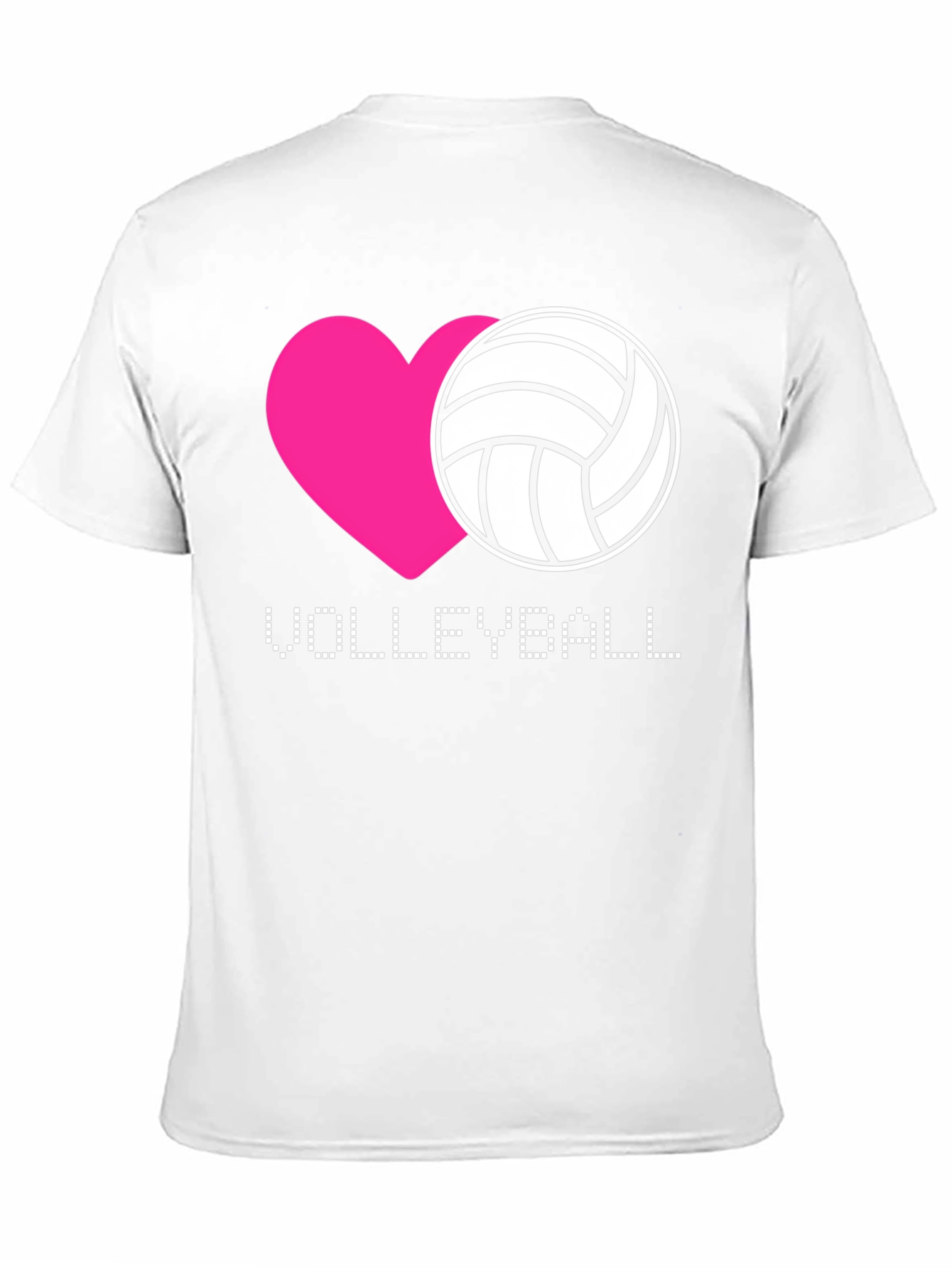 Volleyball Heart Graphic T-Shirt