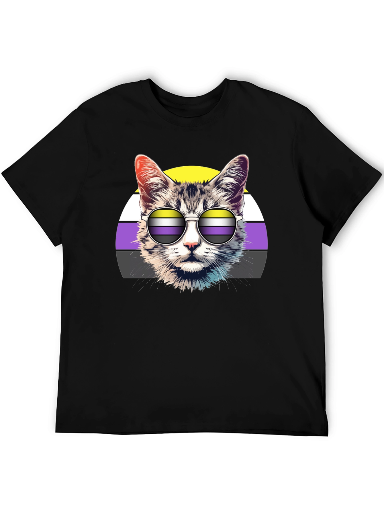 Cool Cat LGBTQ Pride T-Shirt