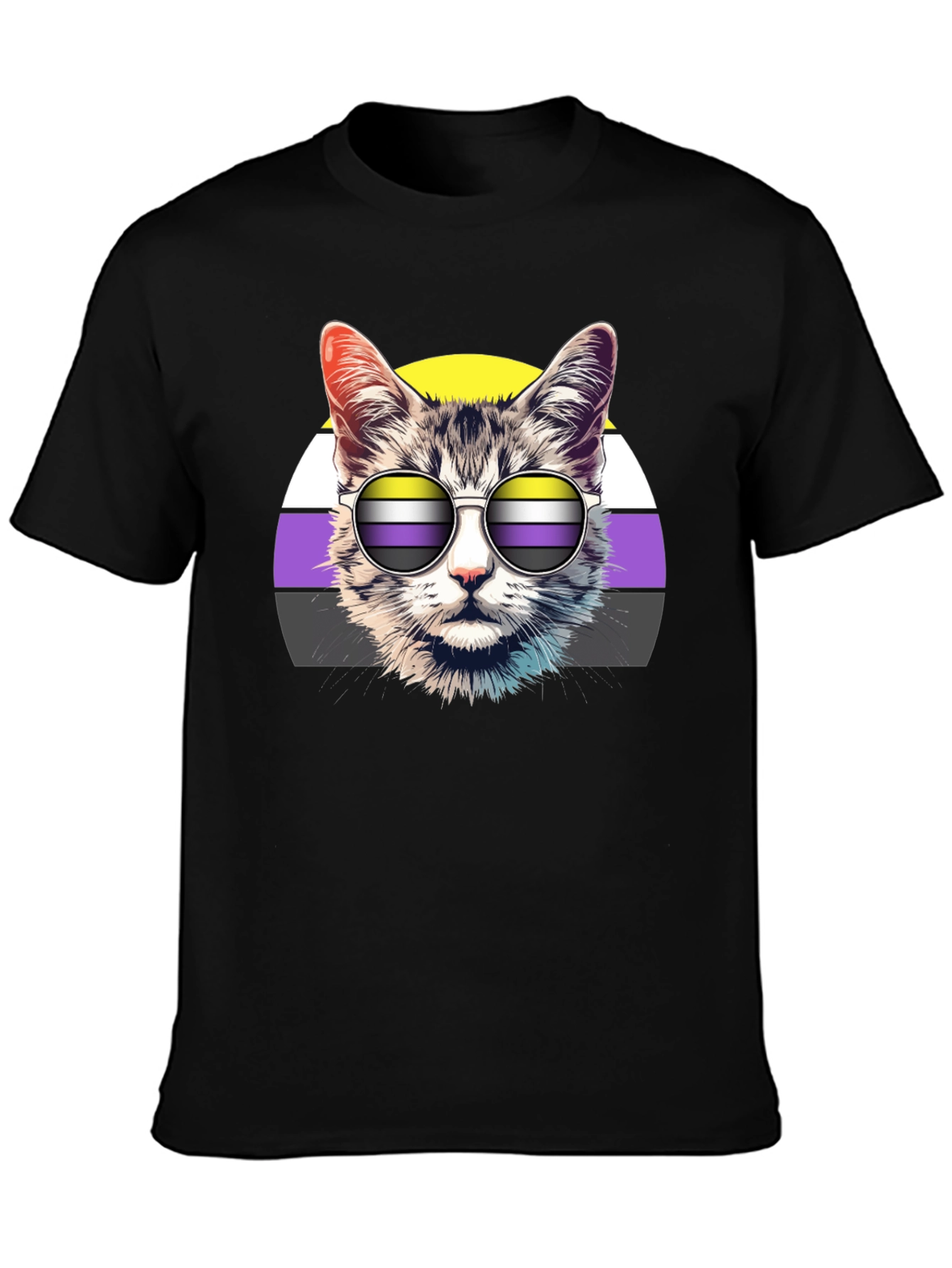 Cool Cat LGBTQ Pride T-Shirt