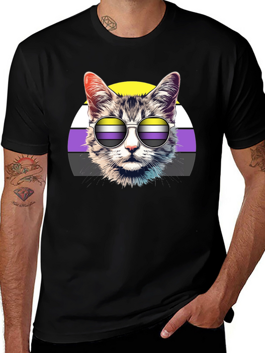Cool Cat LGBTQ Pride T-Shirt