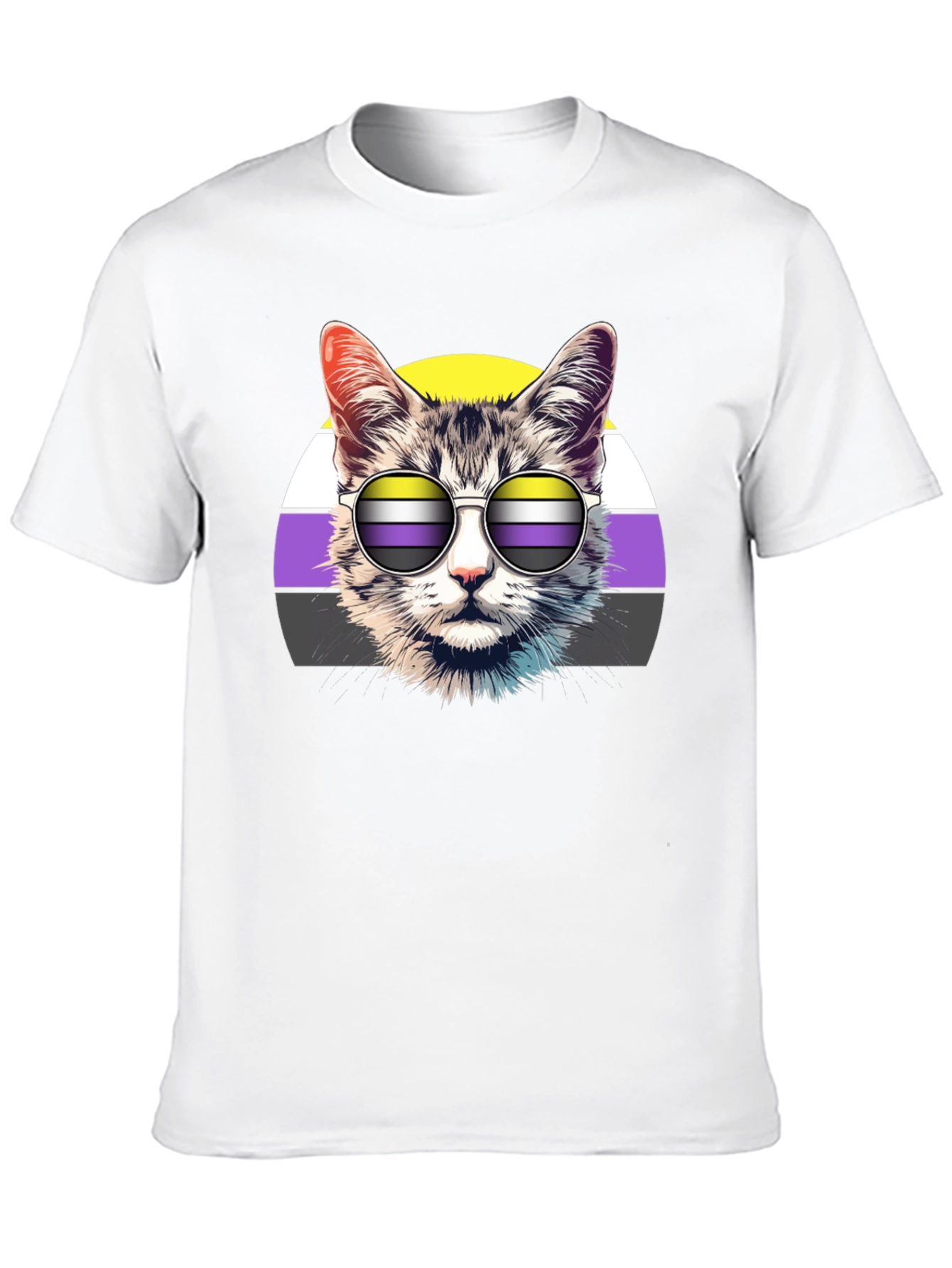 Cool Cat LGBTQ Pride T-Shirt