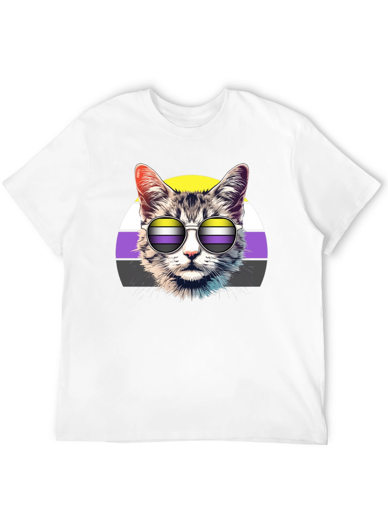 Cool Cat LGBTQ Pride T-Shirt