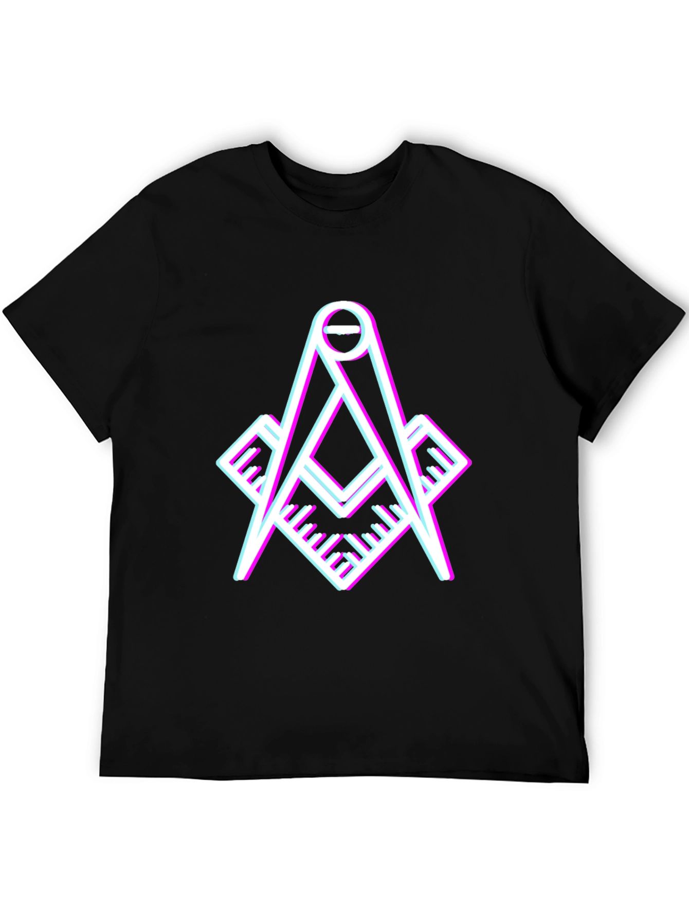 Modern Masonic Compass T-Shirt