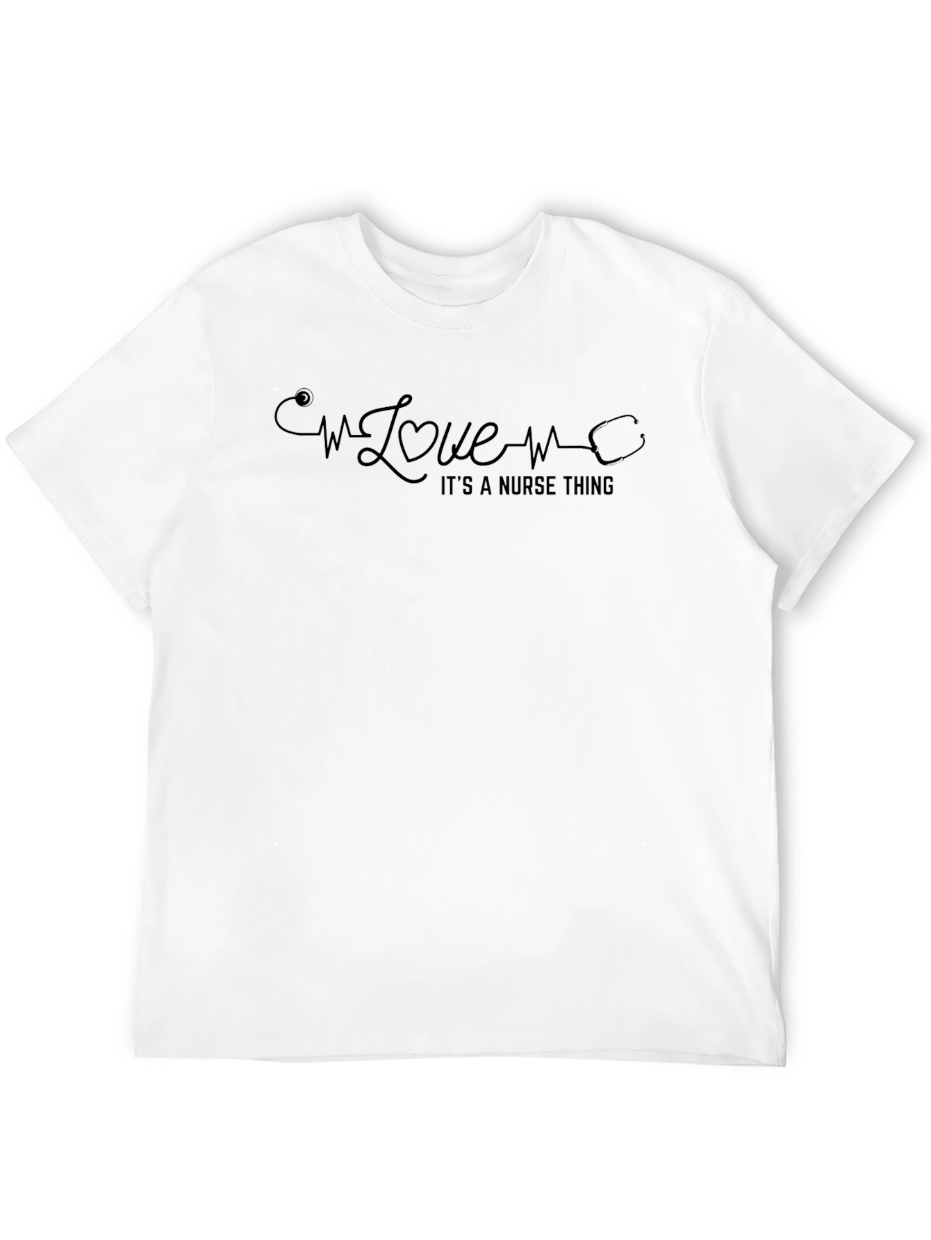 Love Nurse Black T-Shirt