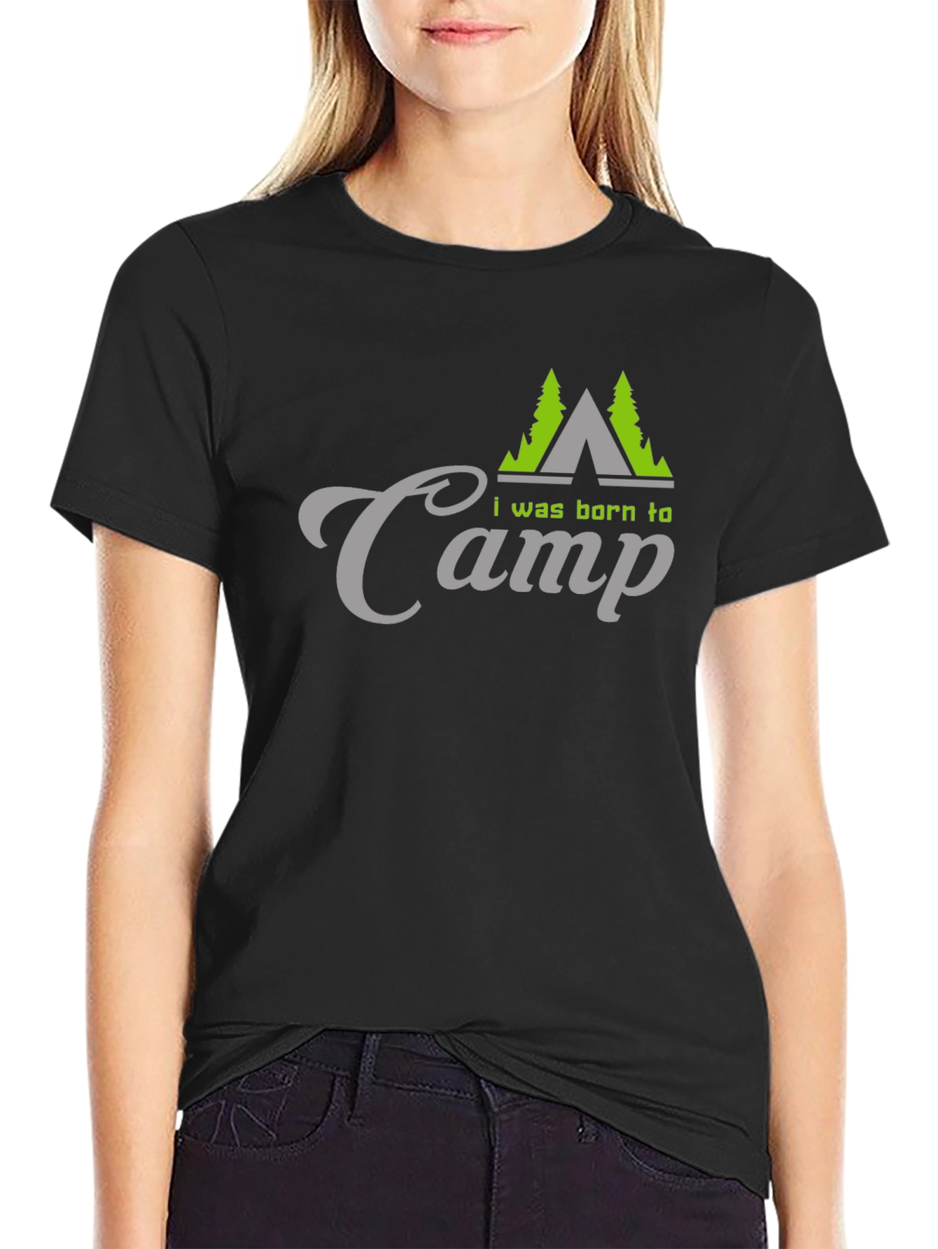 Camping Enthusiast Graphic Tee - Born to Camp