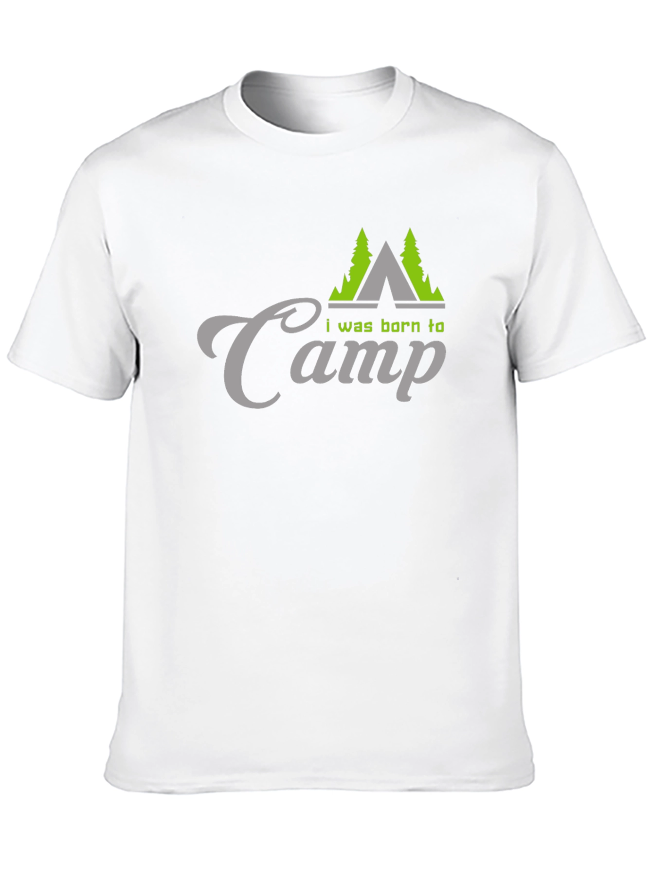 Camping Enthusiast Graphic Tee - Born to Camp