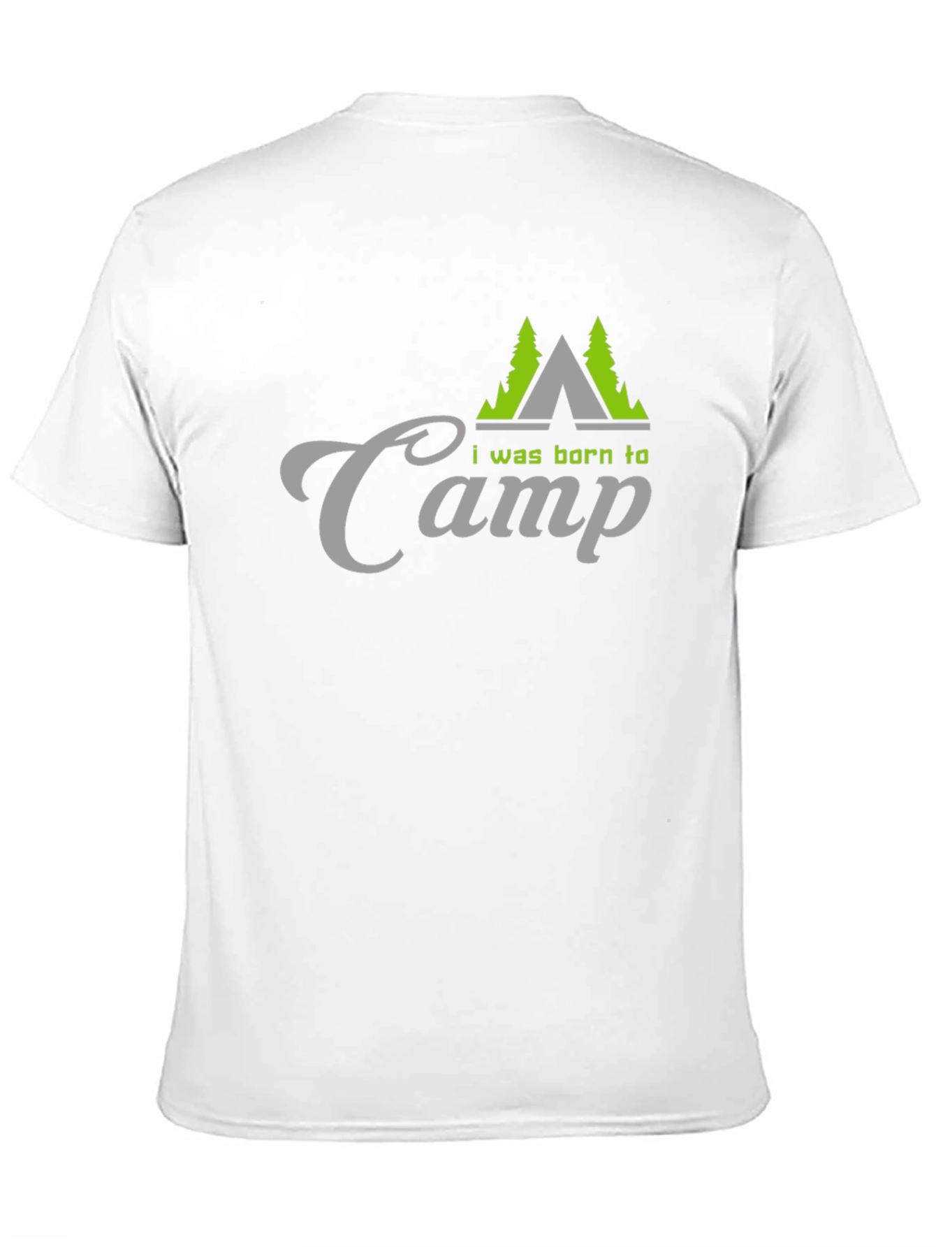 Camping Enthusiast Graphic Tee - Born to Camp