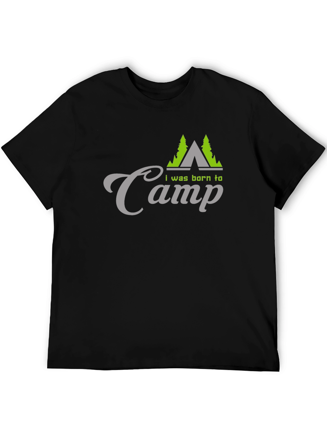 Camping Enthusiast Graphic Tee - Born to Camp