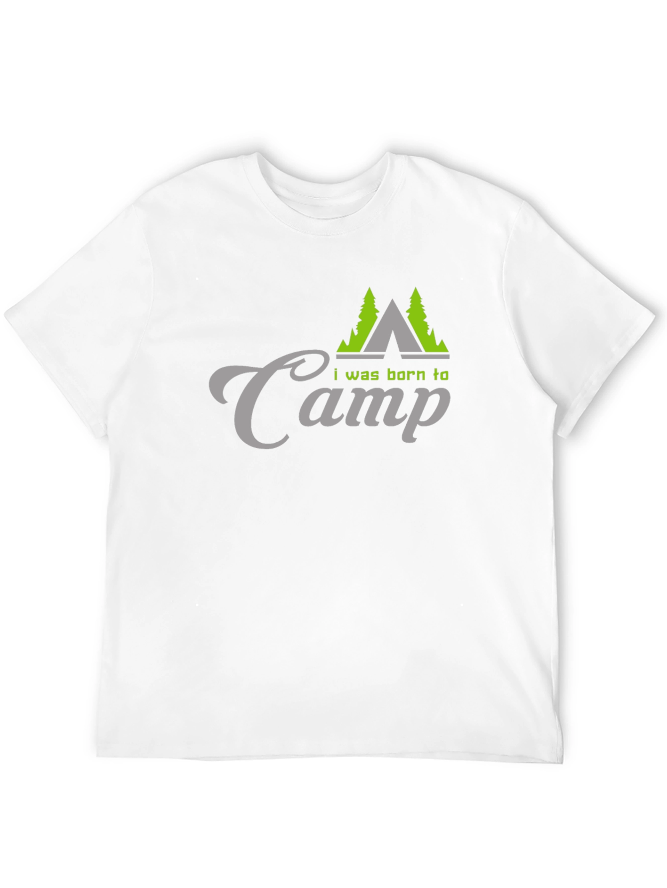 Camping Enthusiast Graphic Tee - Born to Camp