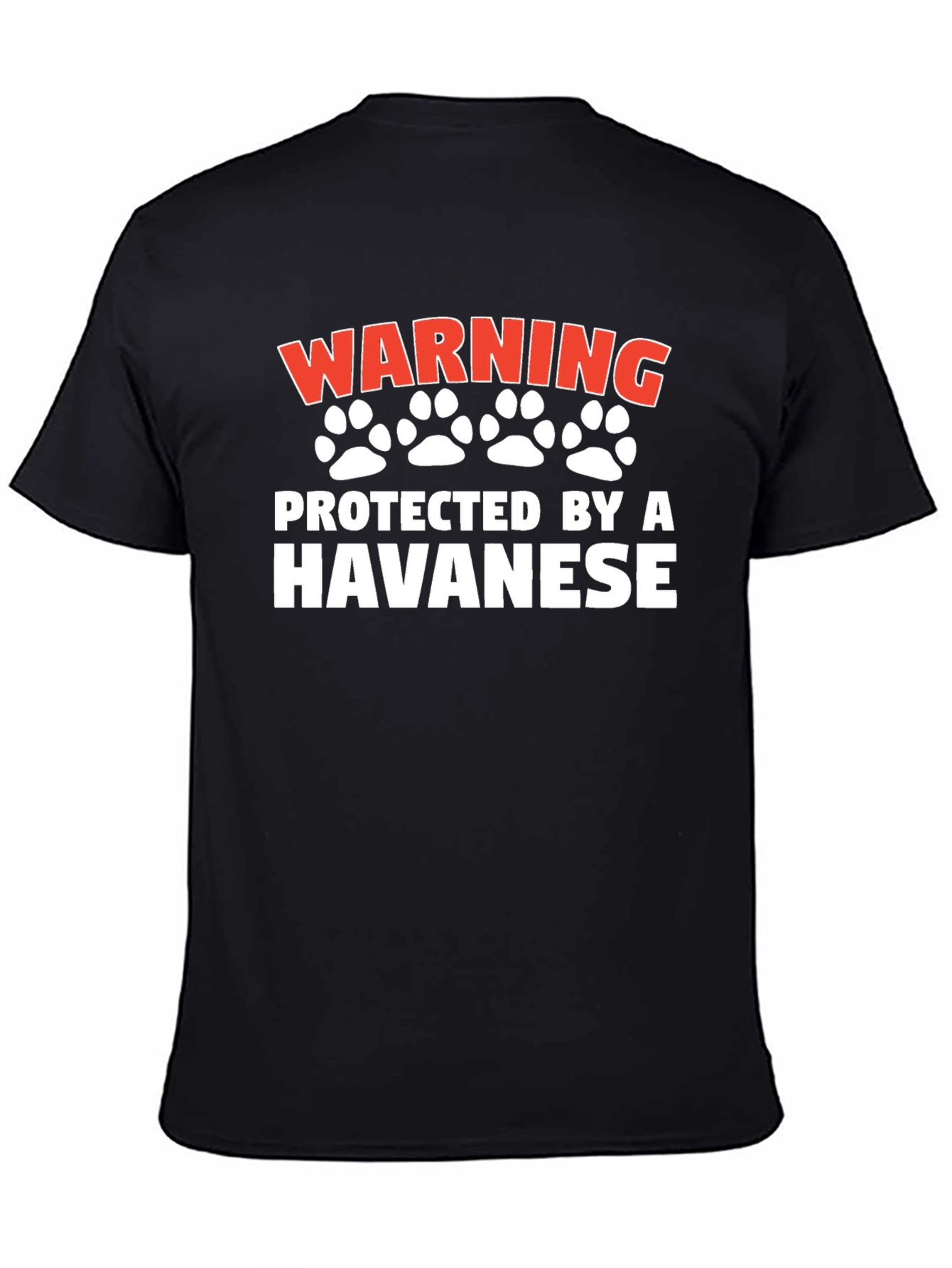 Warning Protected by a Havanese T-Shirt