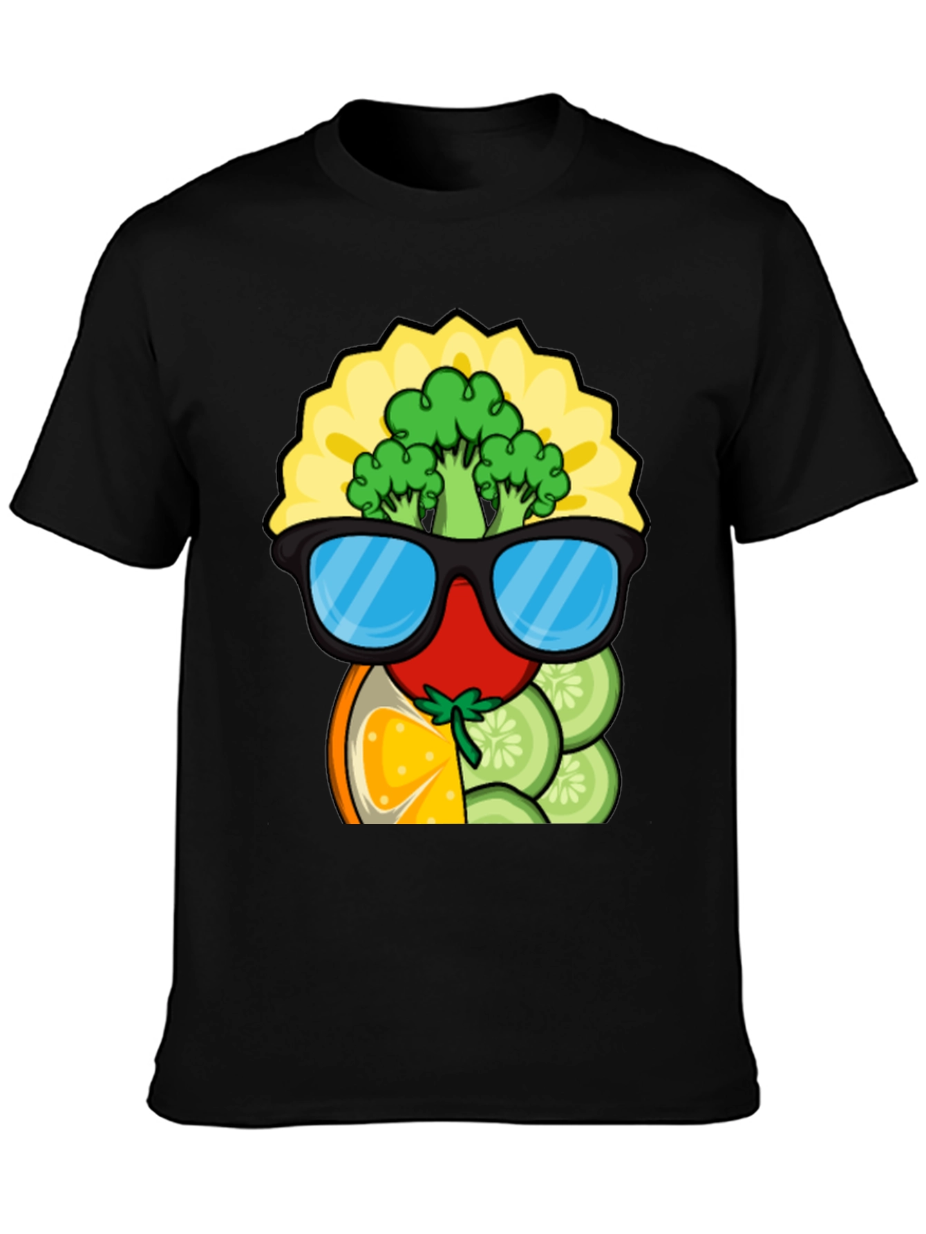 Funky Fruits & Veggies T-Shirt - Quirky Graphic Tee