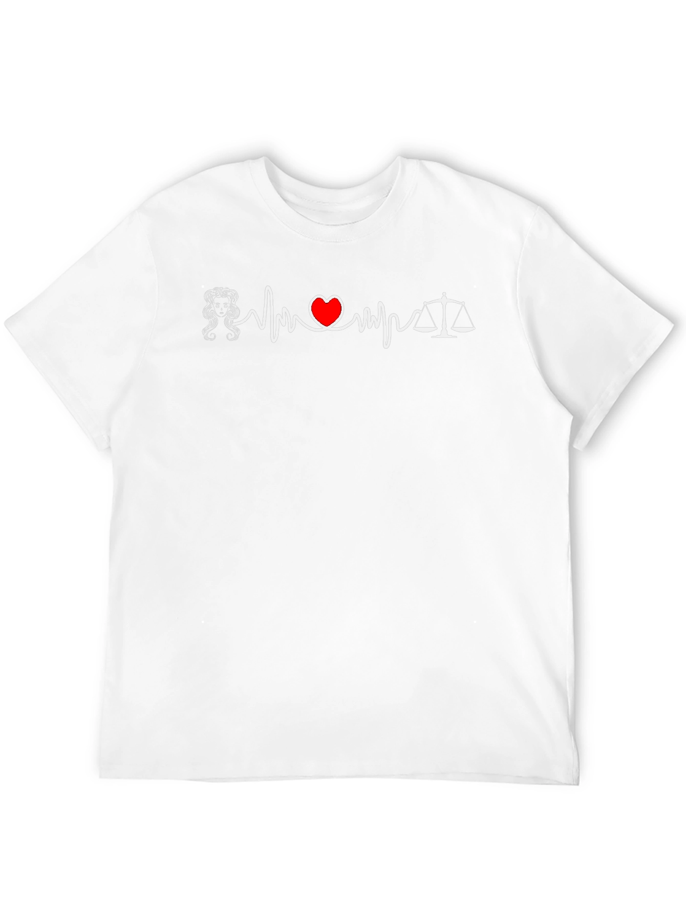 Lawyer Heartbeat T-Shirt - Legal Love Tee