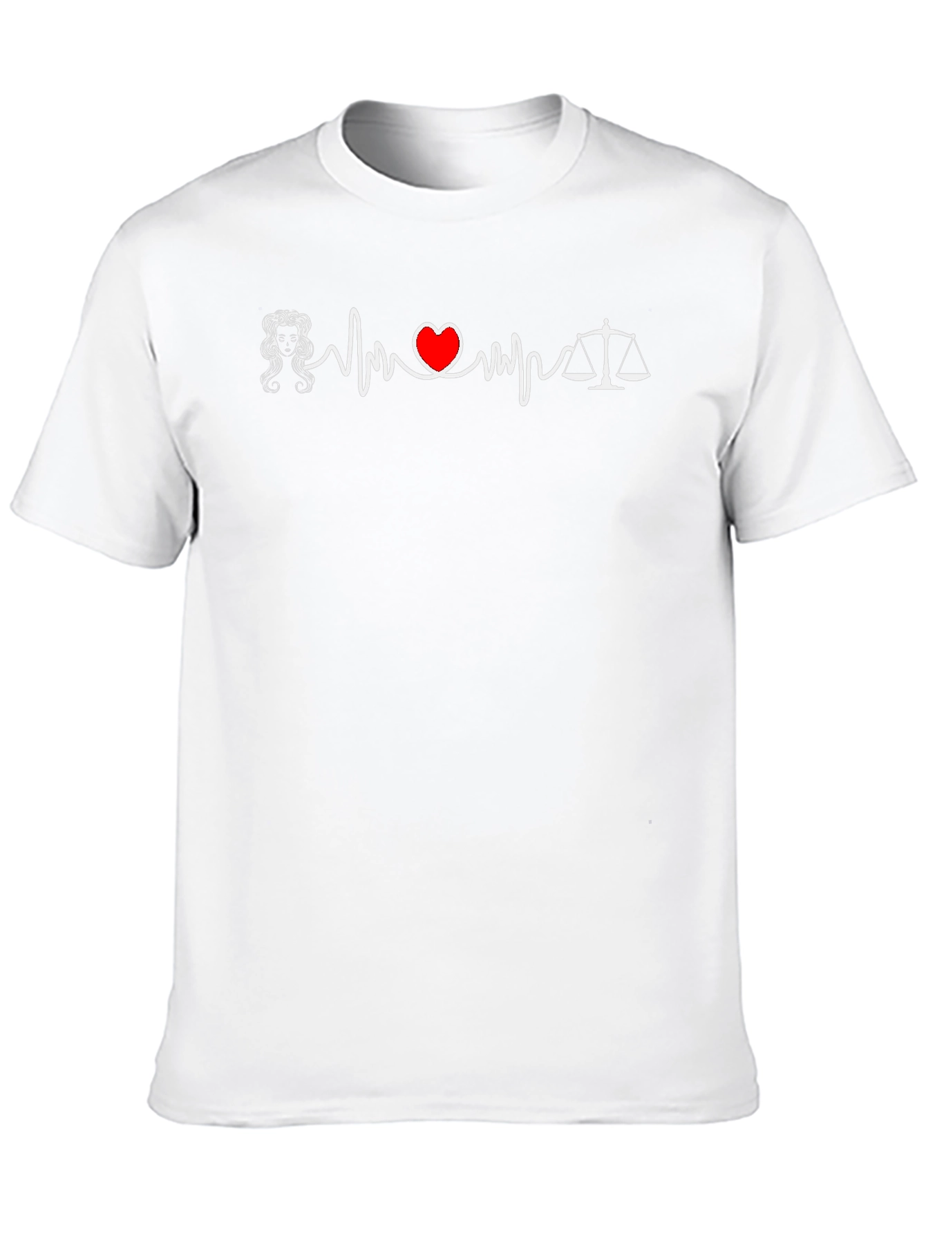Lawyer Heartbeat T-Shirt - Legal Love Tee