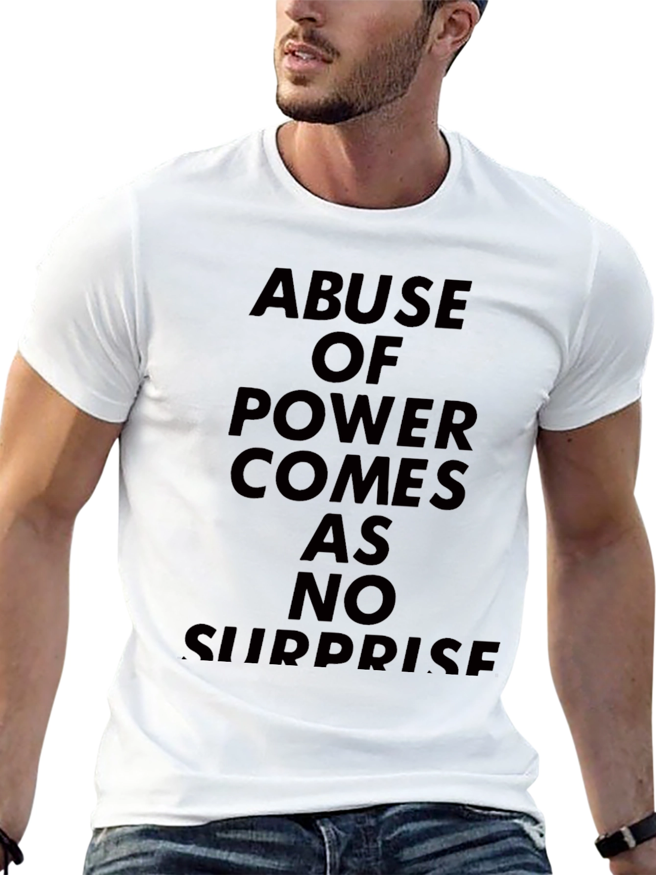 Abuse of Power T-Shirt - Bold Statement Tee