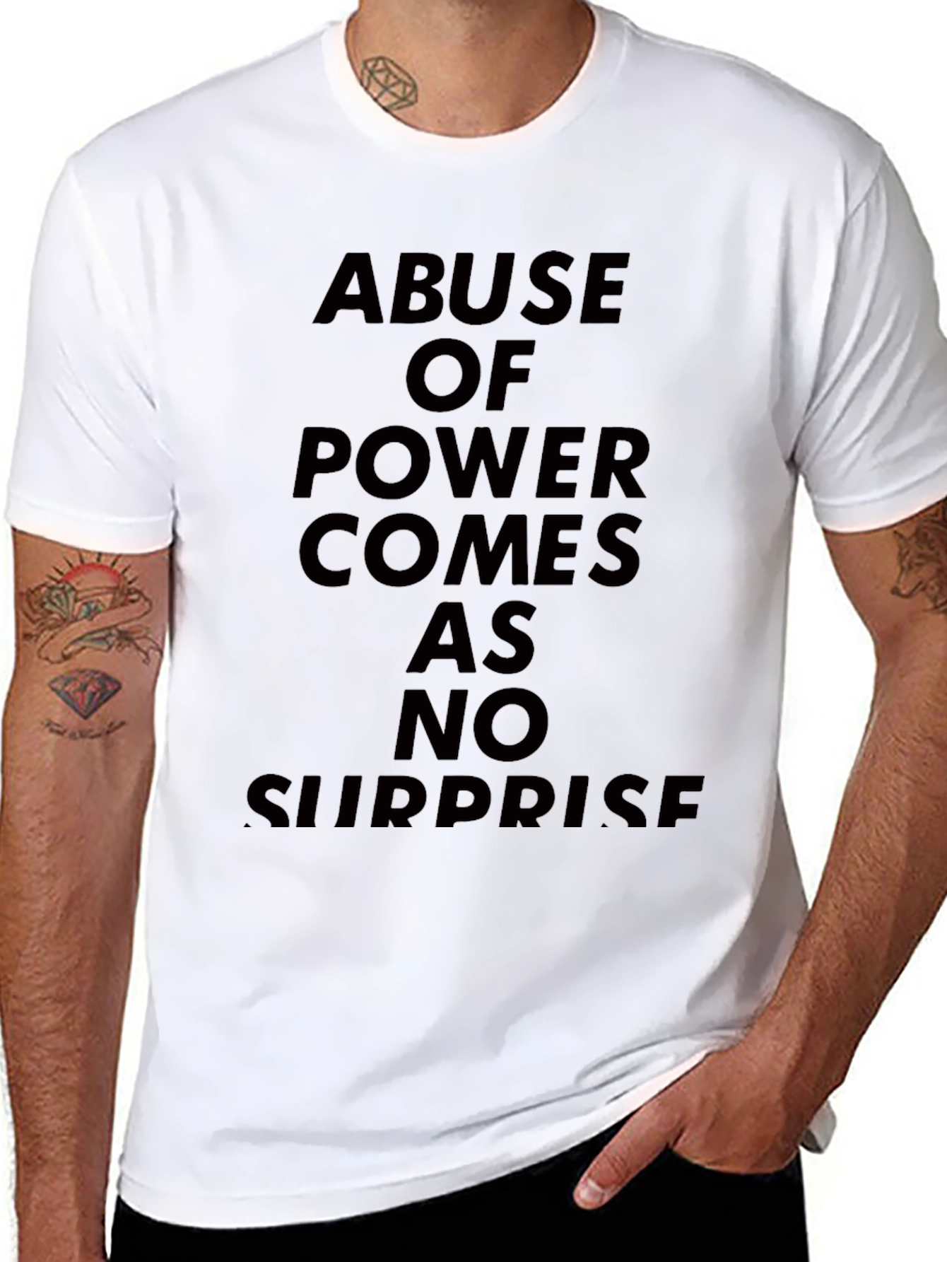 Abuse of Power T-Shirt - Bold Statement Tee