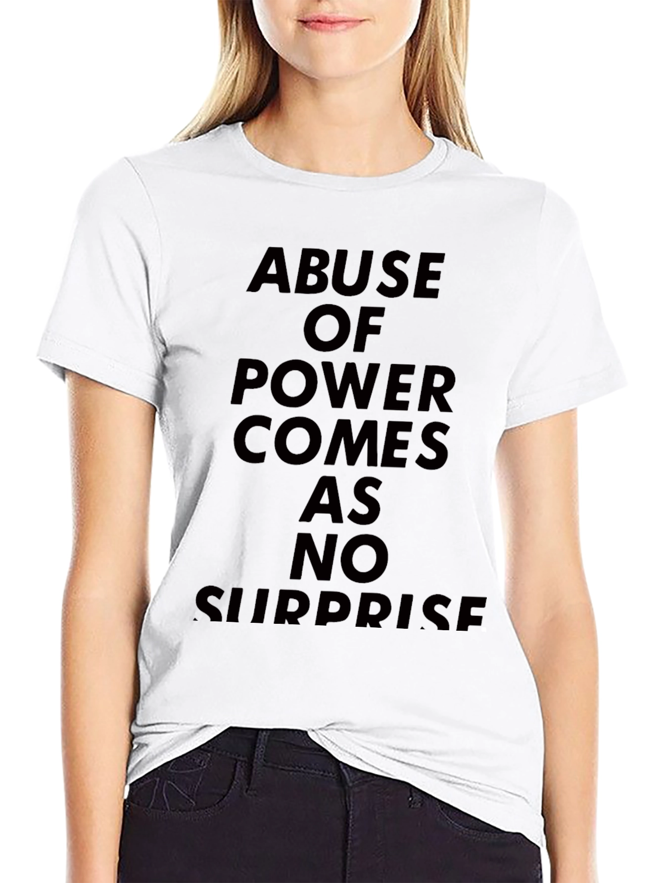 Abuse of Power T-Shirt - Bold Statement Tee